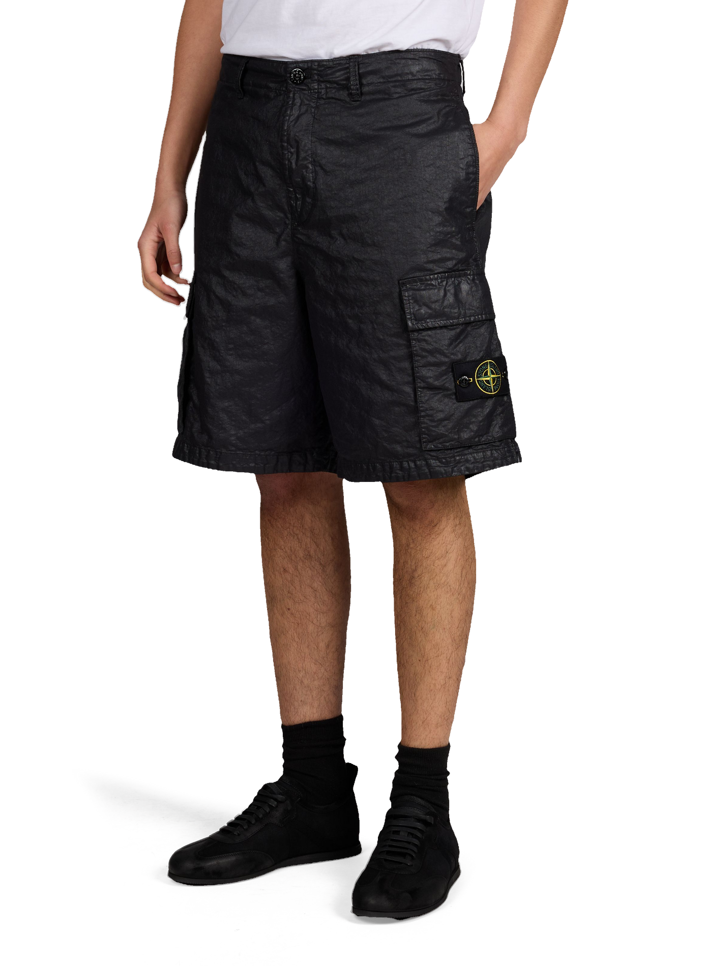 Short brillant STONE ISLAND Black