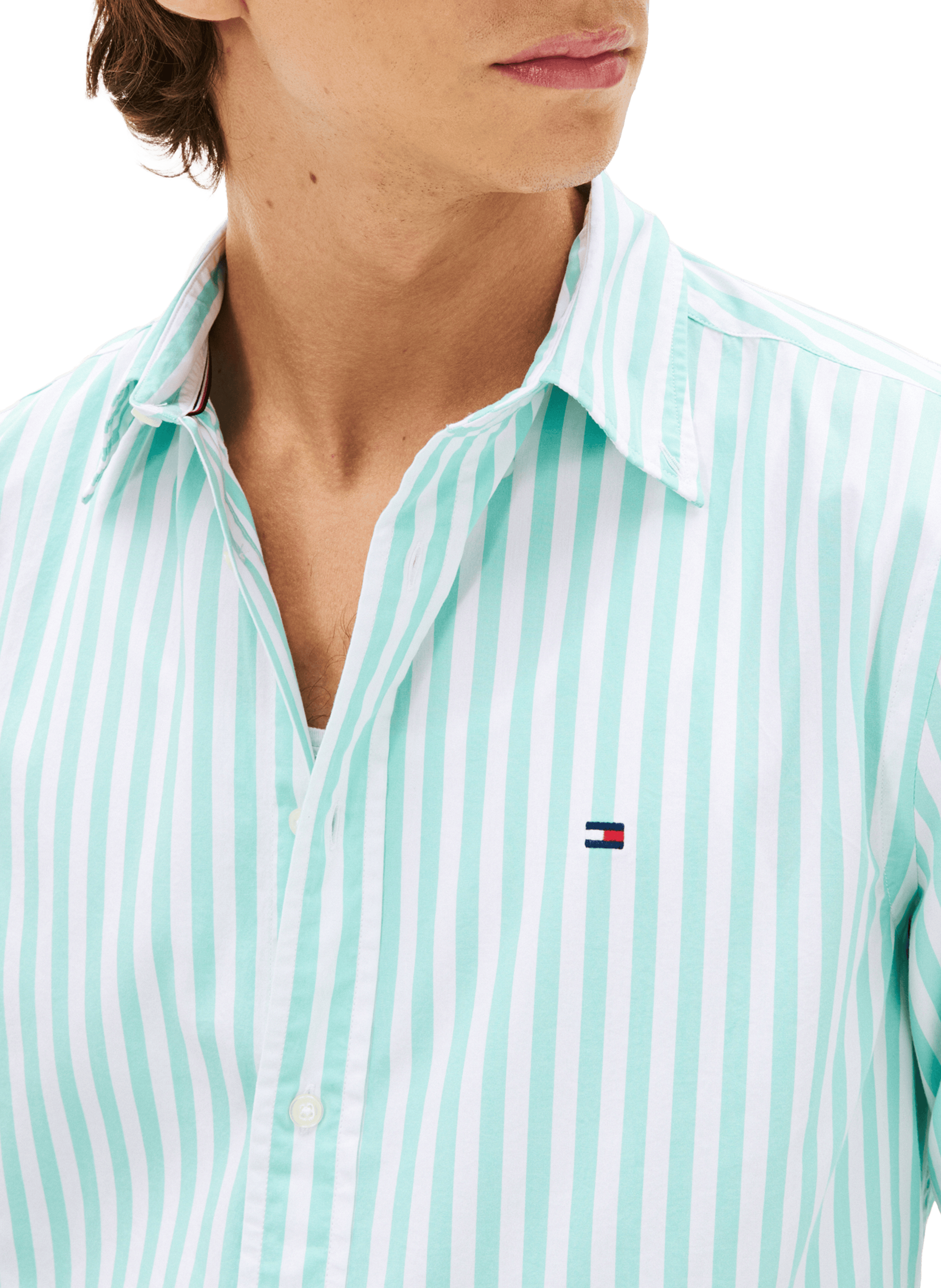 Linen shirt TOMMY HILFIGER Blue