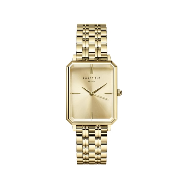 Montre analogique Octagon en acier inoxydable Montre analogique Octagon en acier inoxydable