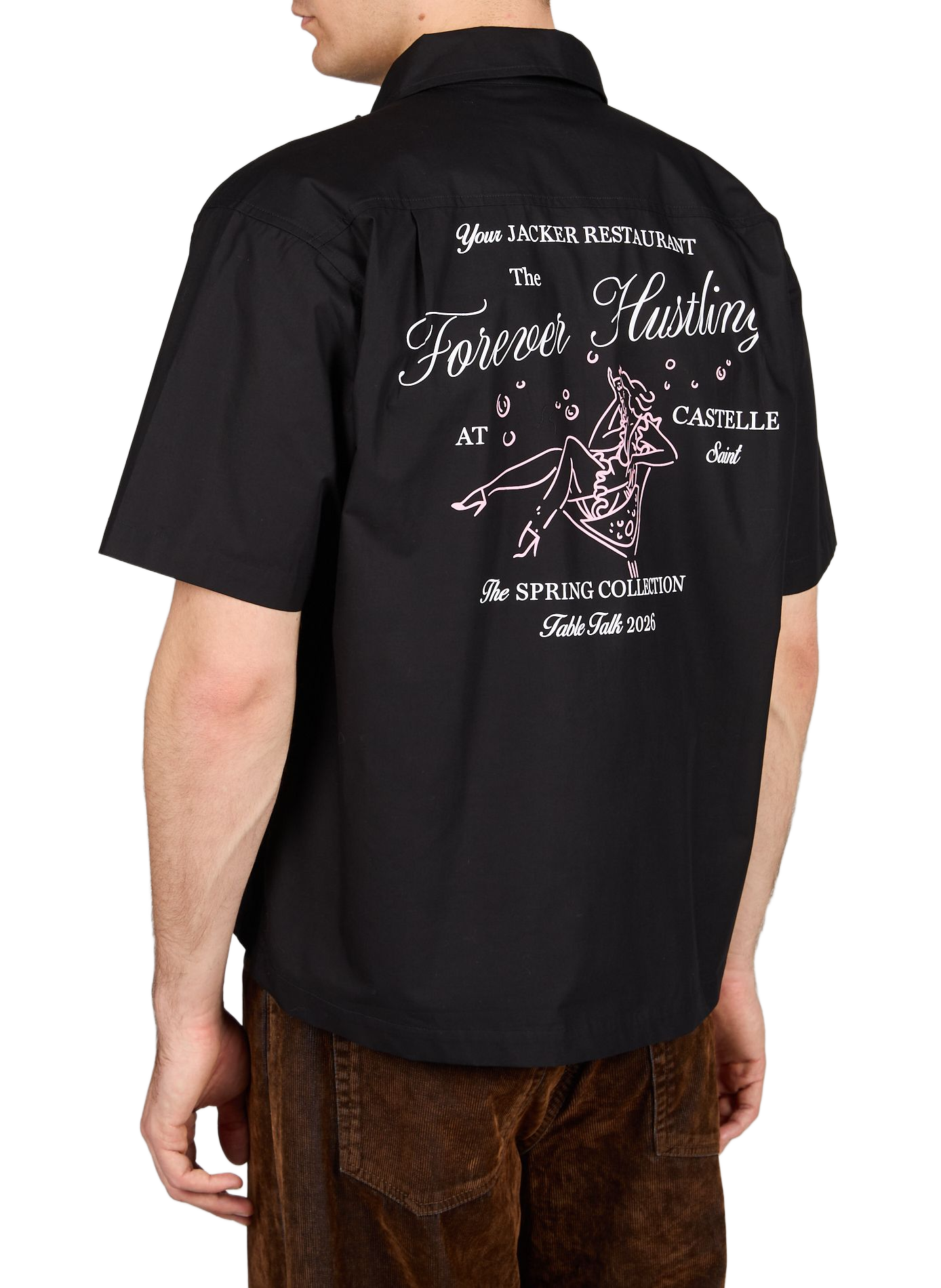 Grace patterned cotton shirt JACKER. Black