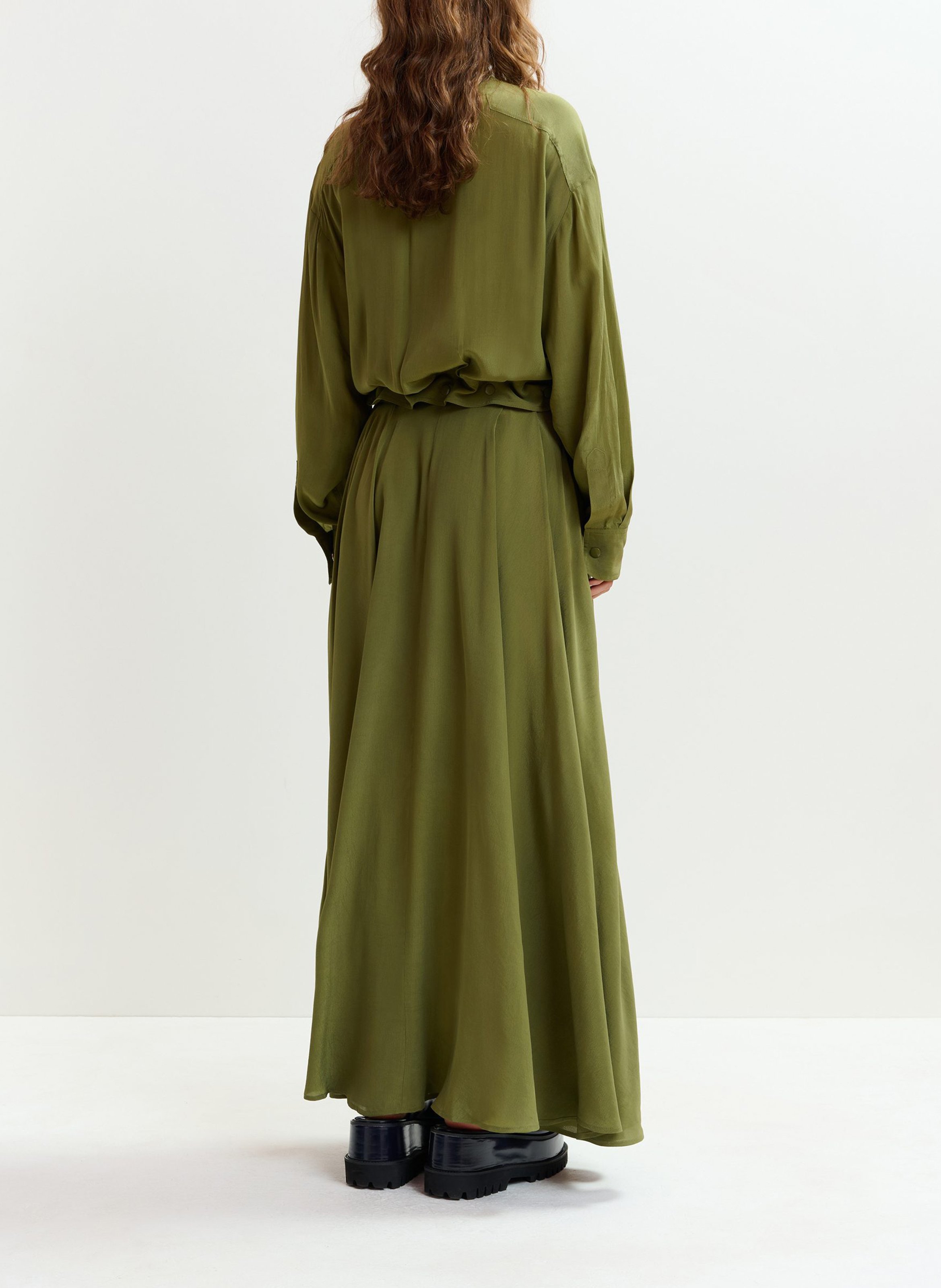 Combishort oversize col classique jebba ESSENTIEL ANTWERP Vert