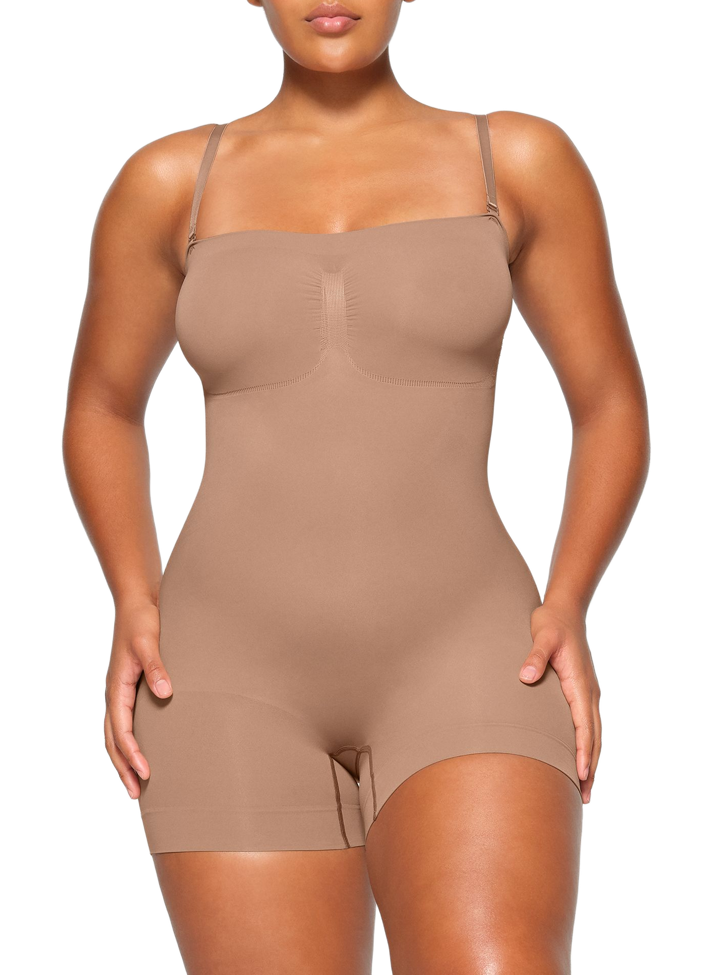 Solid bodysuit SKIMS Brown