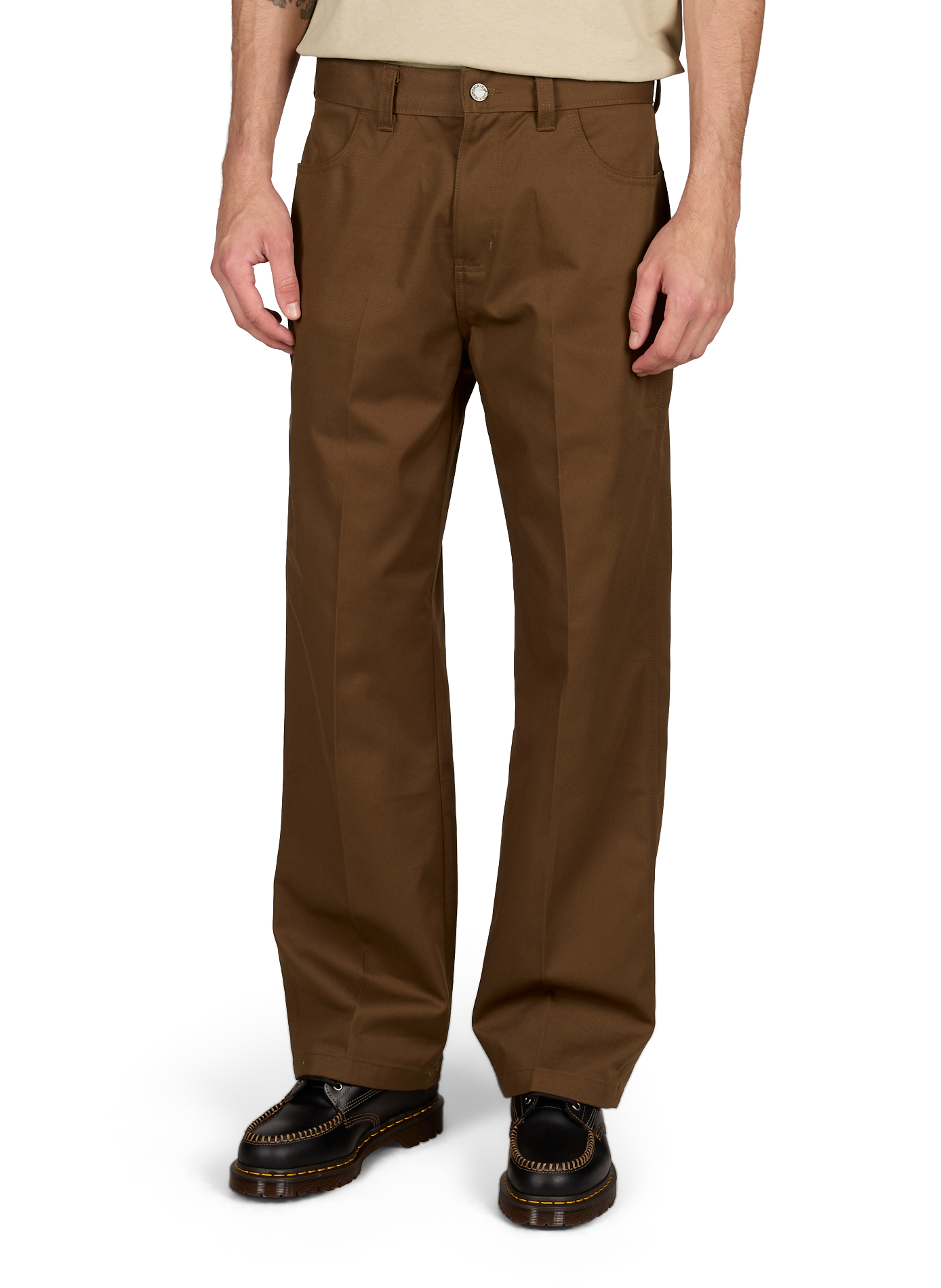 Plain trousers DICKIES Brown
