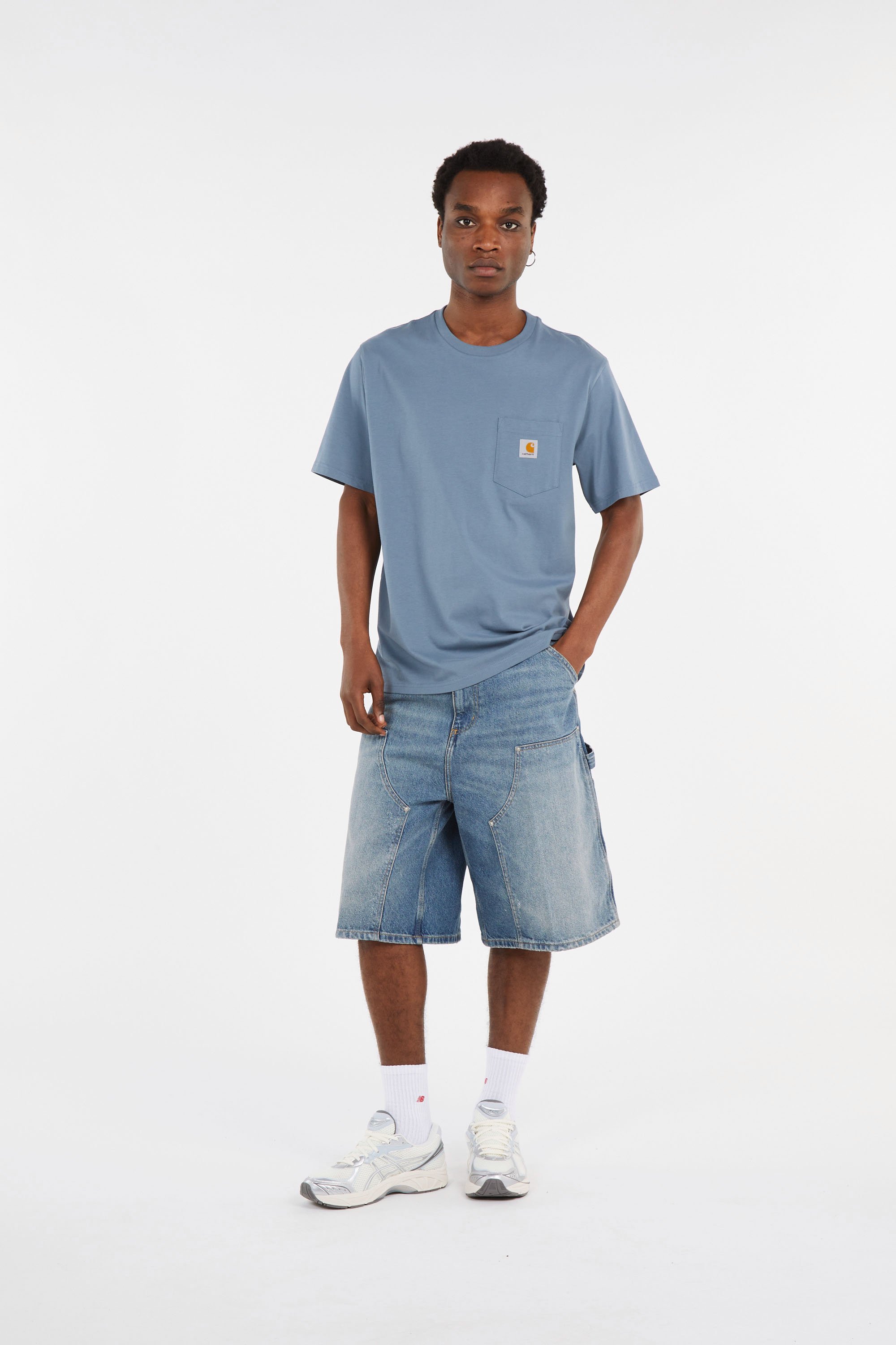 T-shirt pocket CARHARTT WIP Bleu