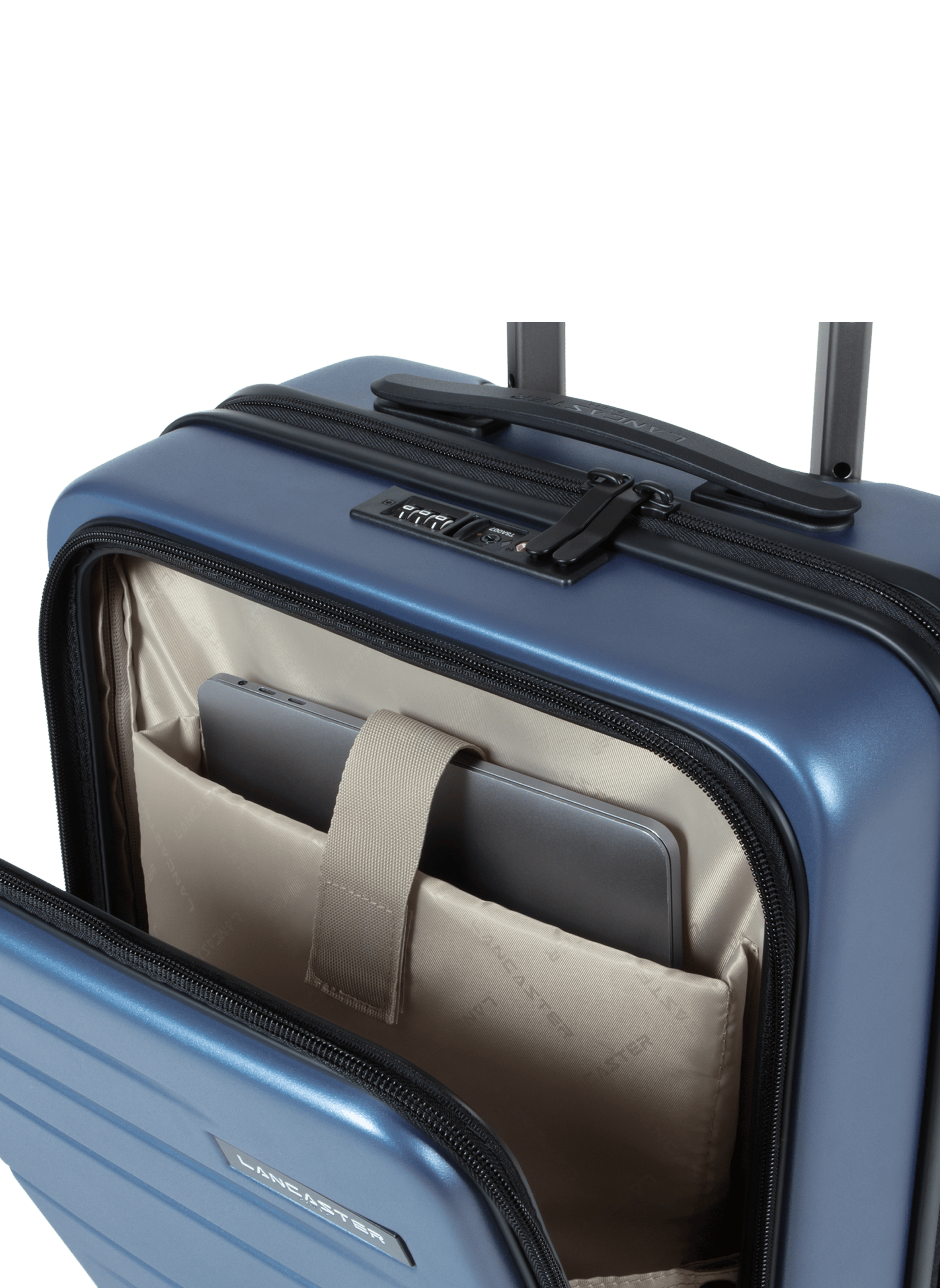 Valise cdg cabine s - bagages LANCASTER Bleu