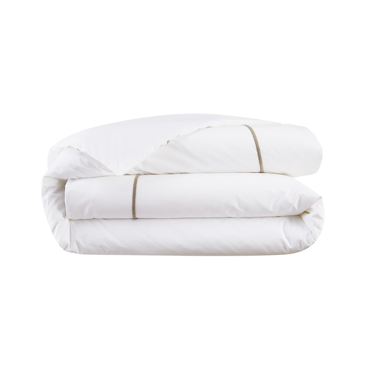 Housse de couette en percale de coton, athéna YVES DELORME Gris