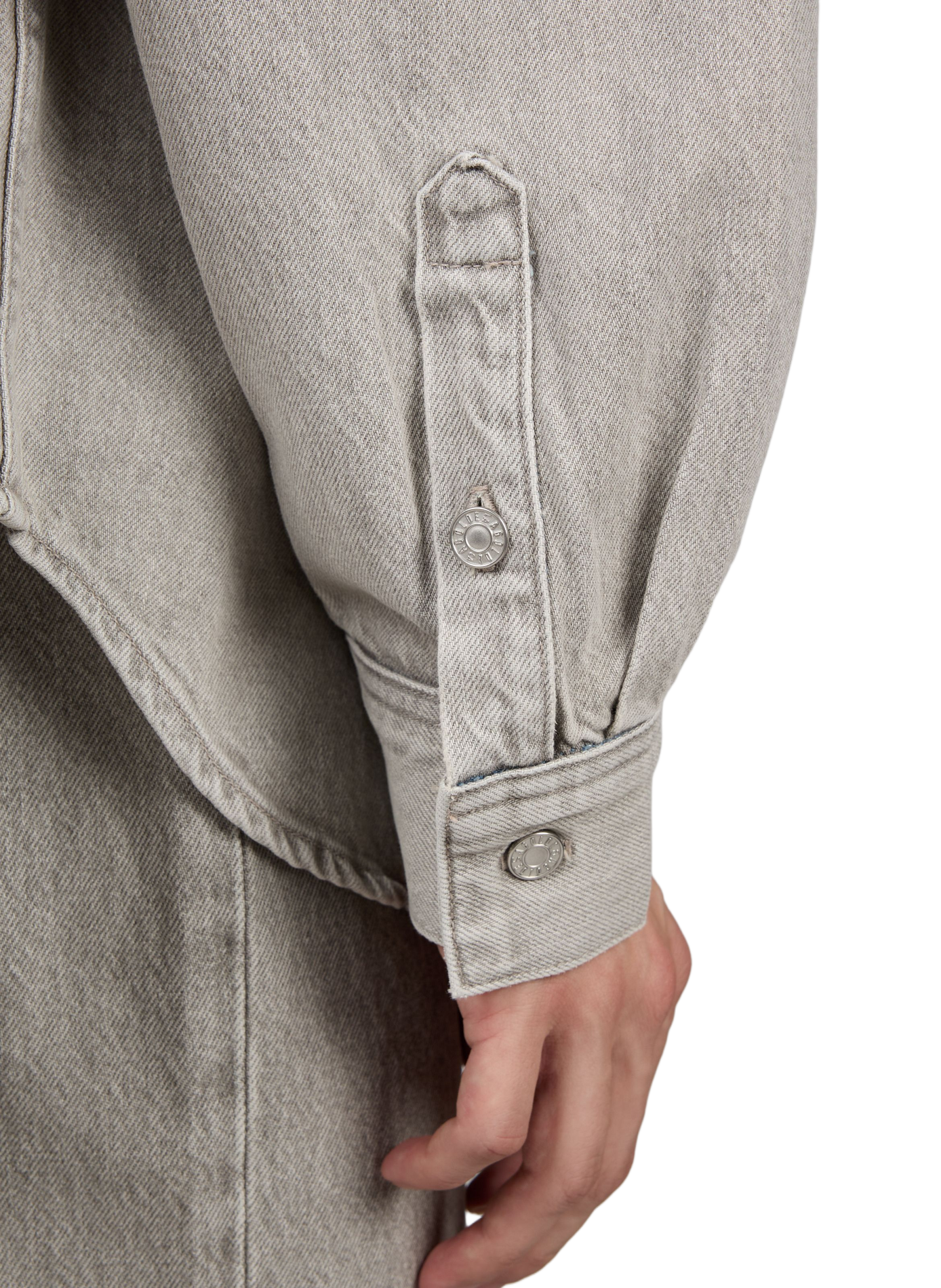 Craven cotton overshirt AGOLDE Grey
