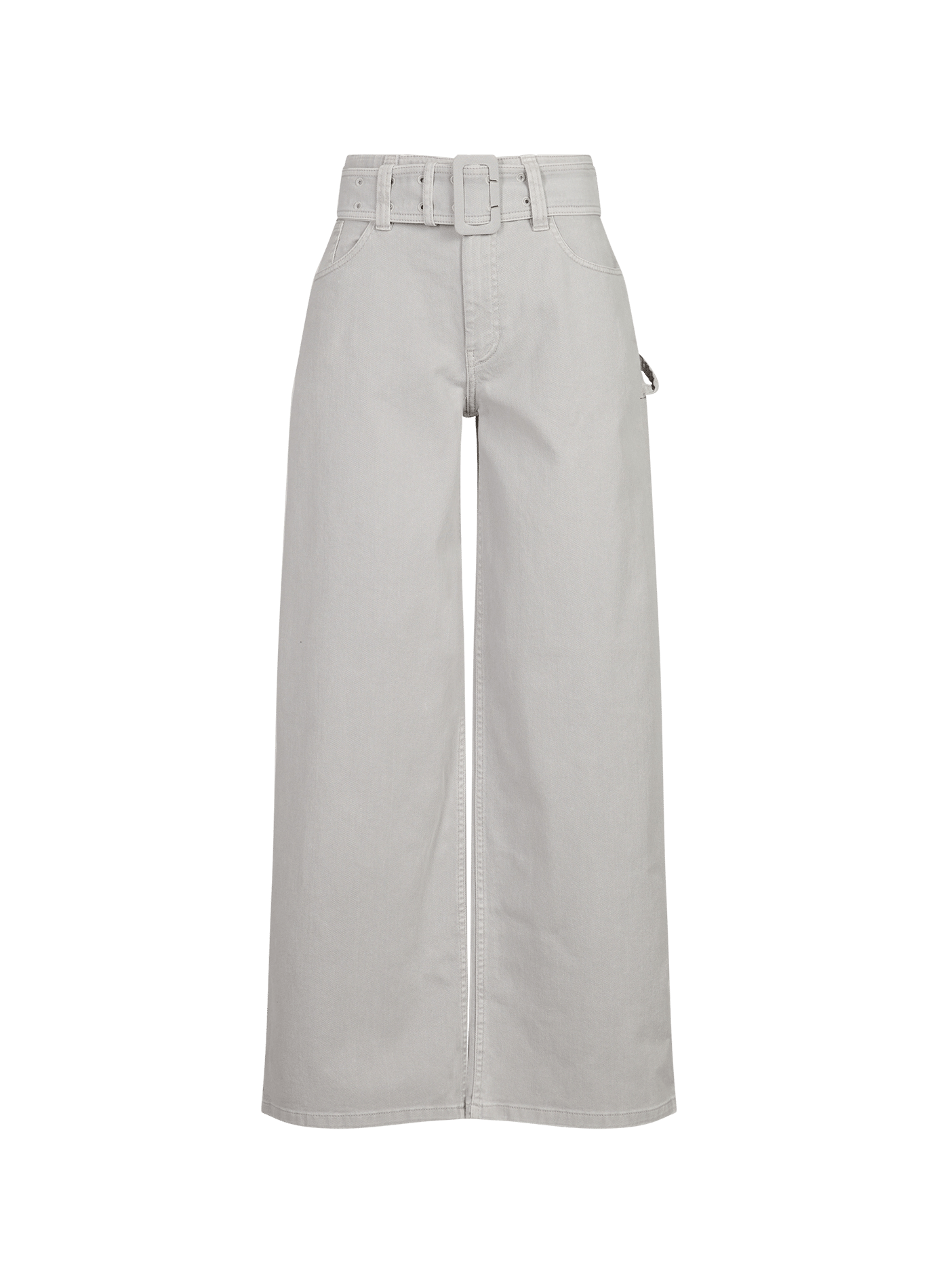 Katoenen spijkerbroek in denimstijl TOPSHOP Blauw