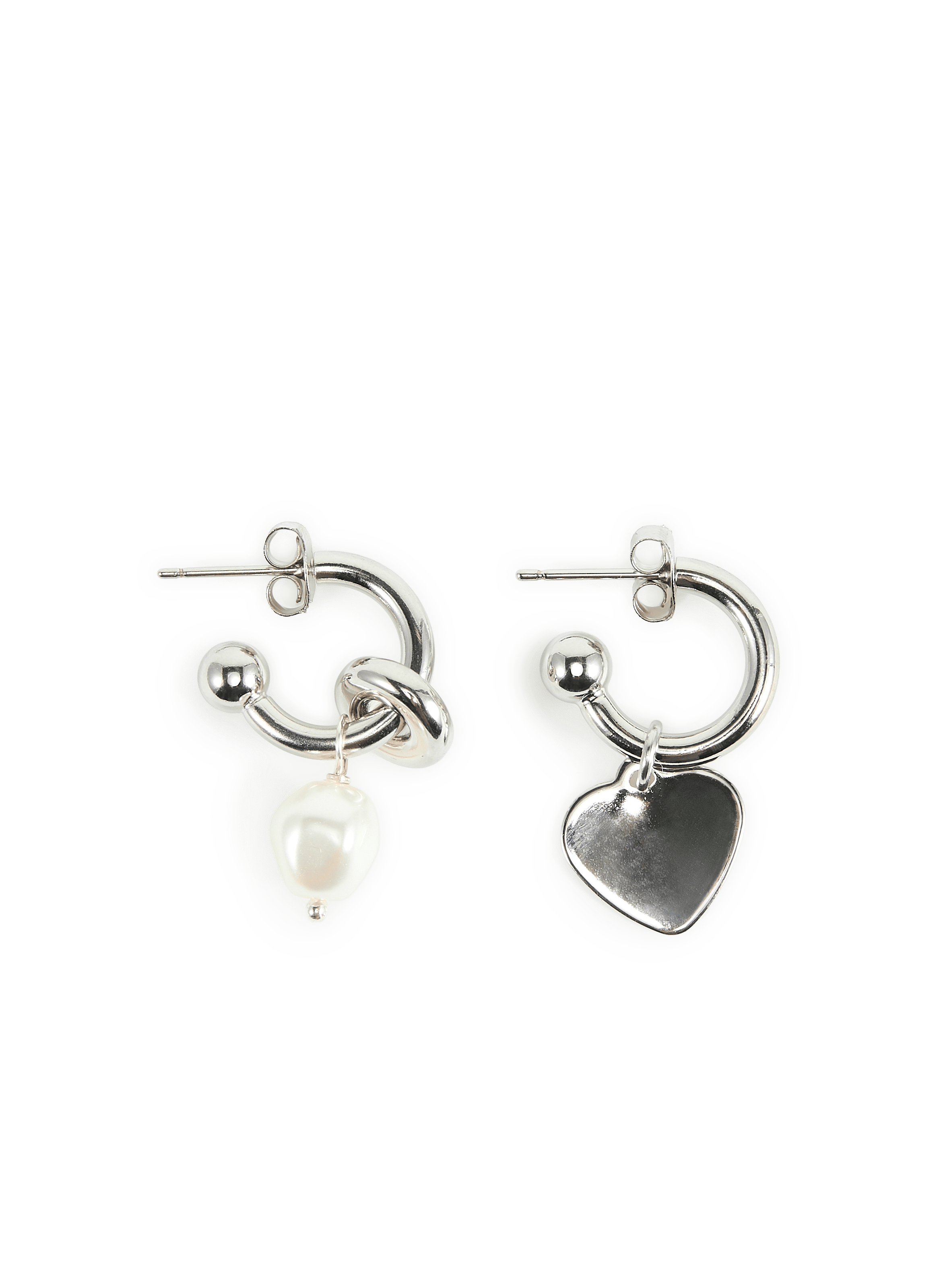 Ohrring-Ringe JUSTINE CLENQUET Silber