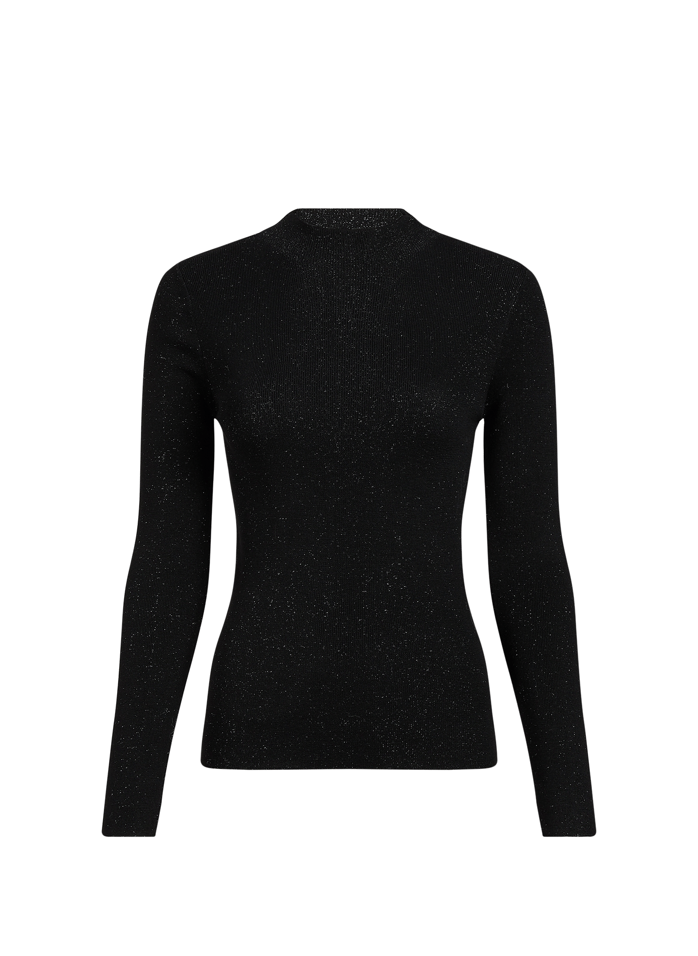 Figurbetonter Pullover mit Stehkragen ARTLOVE Schwarz