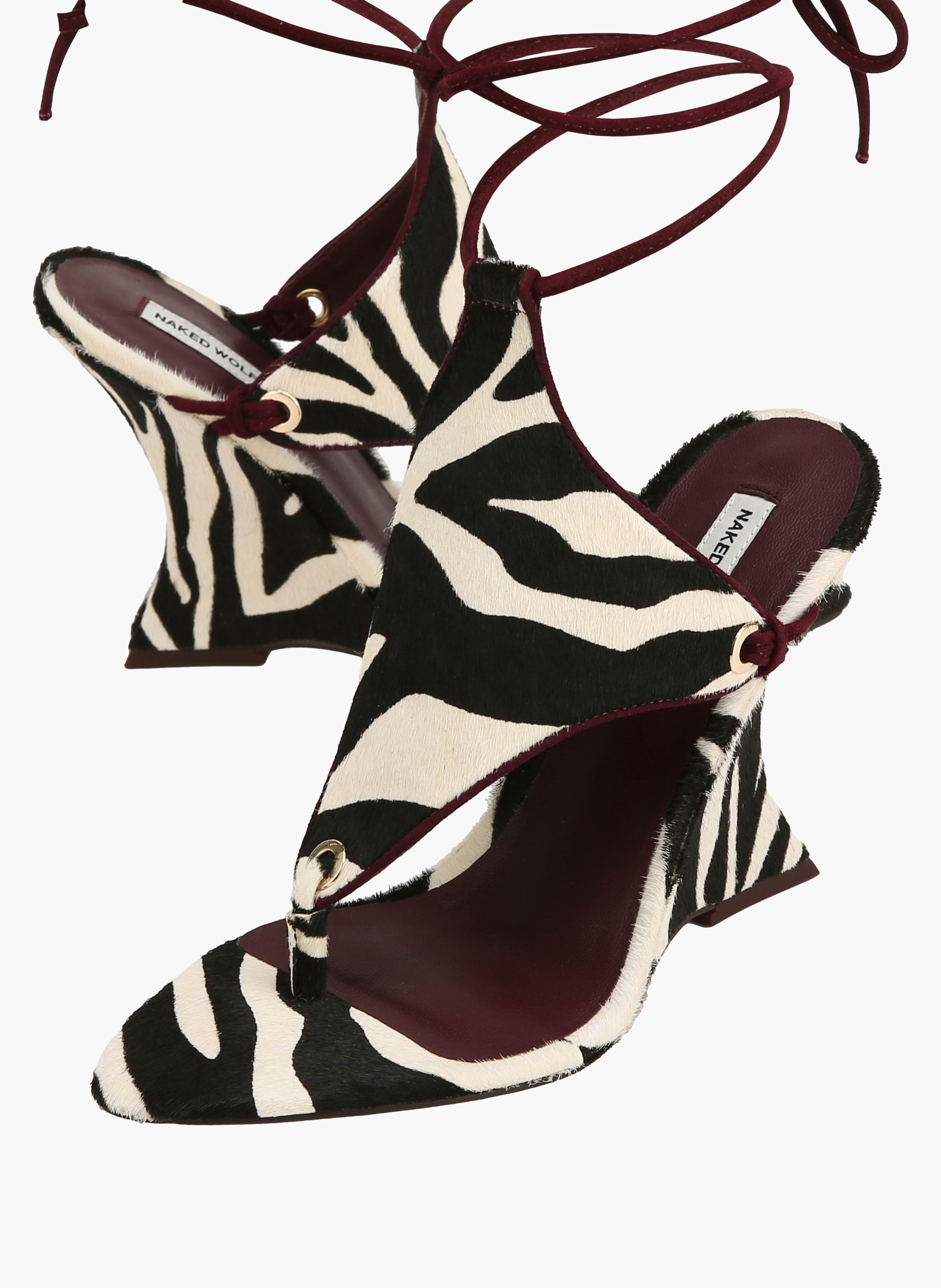 Schoenen met Rampage-hakken NAKED WOLFE Gestrepen
