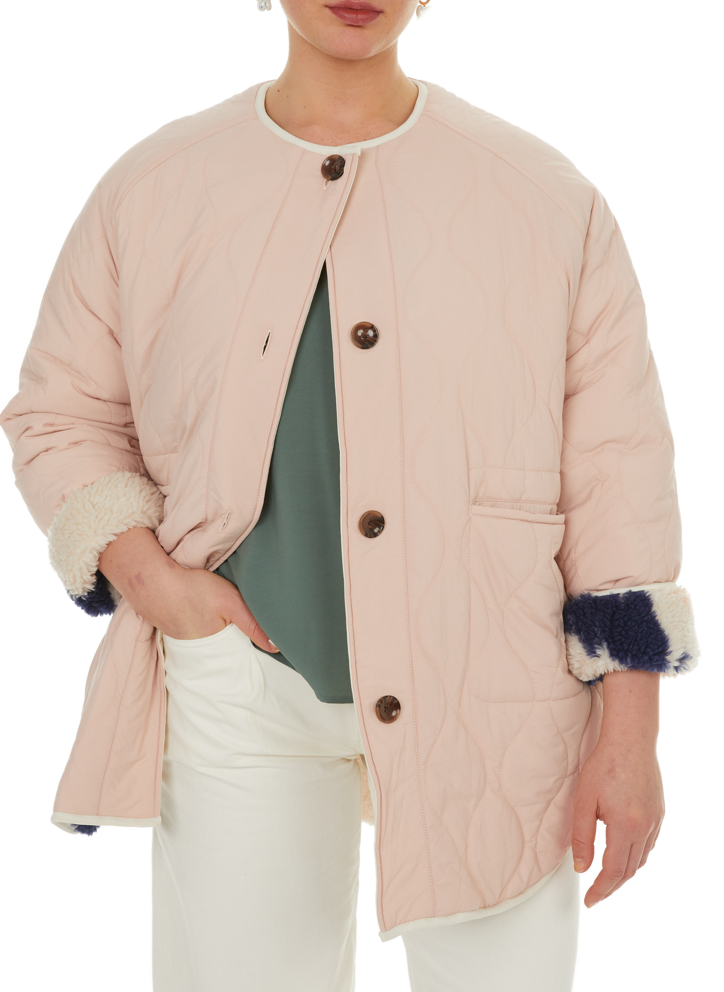 Gepolsterte Jacke BELLEROSE Rosa
