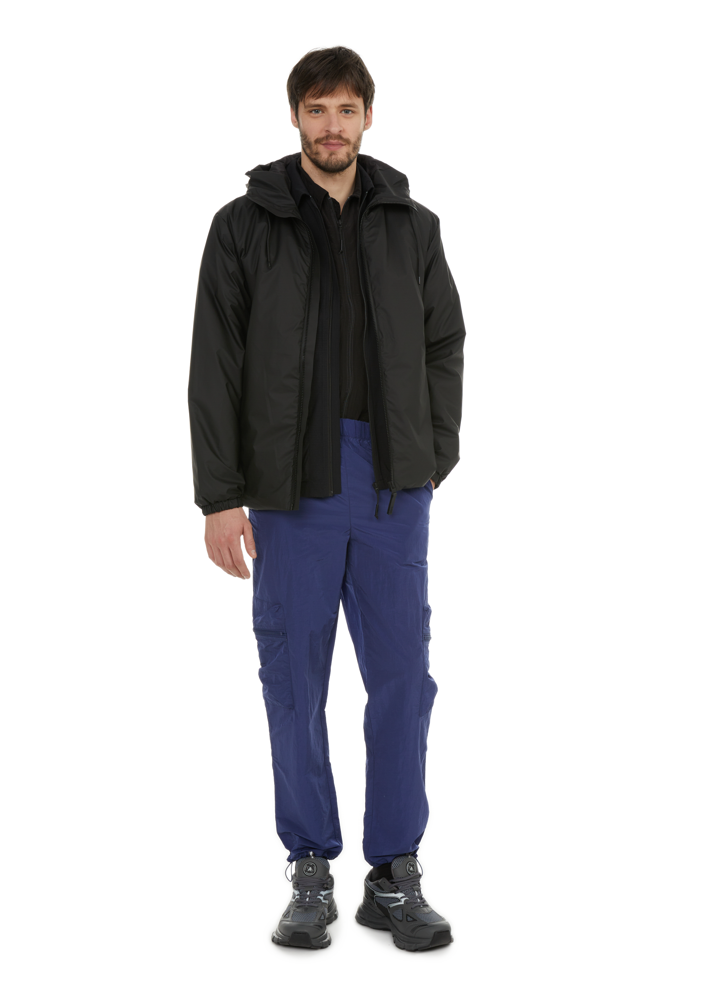 Waxed jacket  RAINS Black