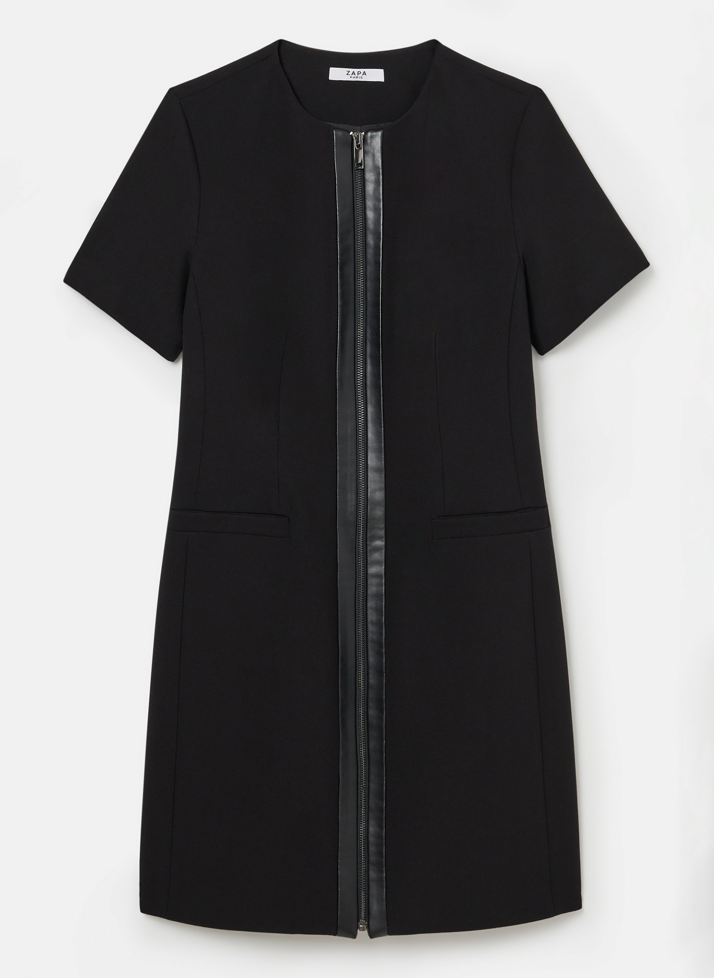 Robe noir droite - rochela ZAPA Noir