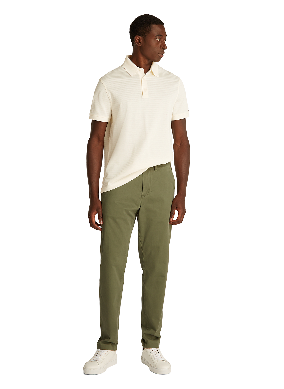 Polo en coton TOMMY HILFIGER Beige