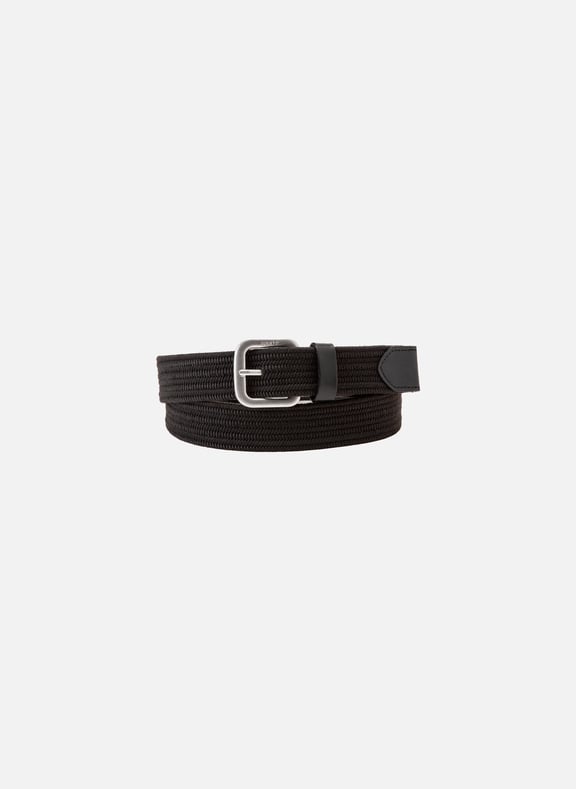 Ceinture tissé stretch Noir by LEVIS ACCESSOIRES LEVIS ACCESSOIRES Ceinture tissé stretch Noir