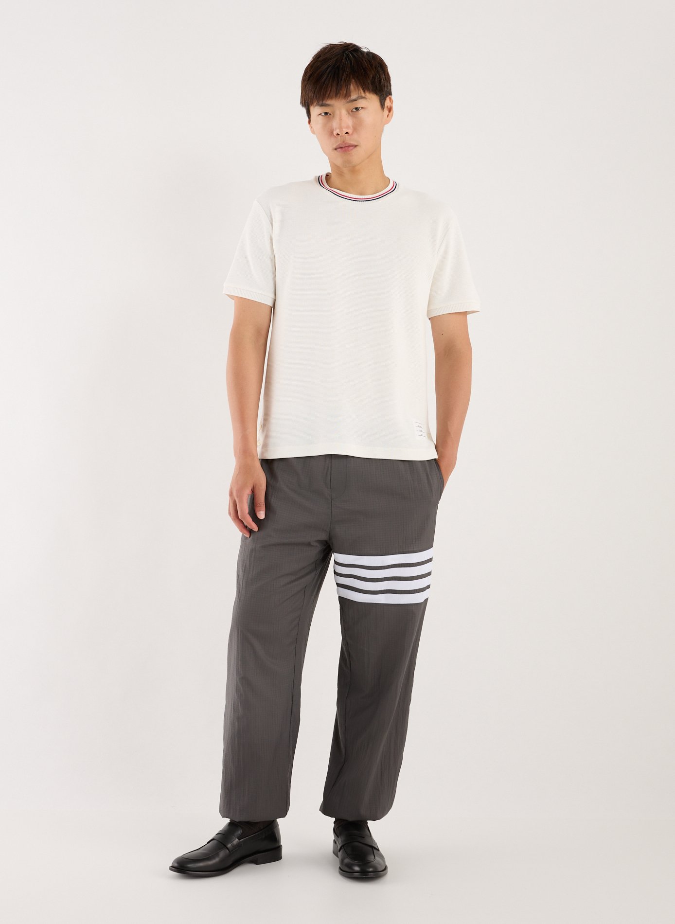 Classic Cotton T-Shirt THOM BROWNE White