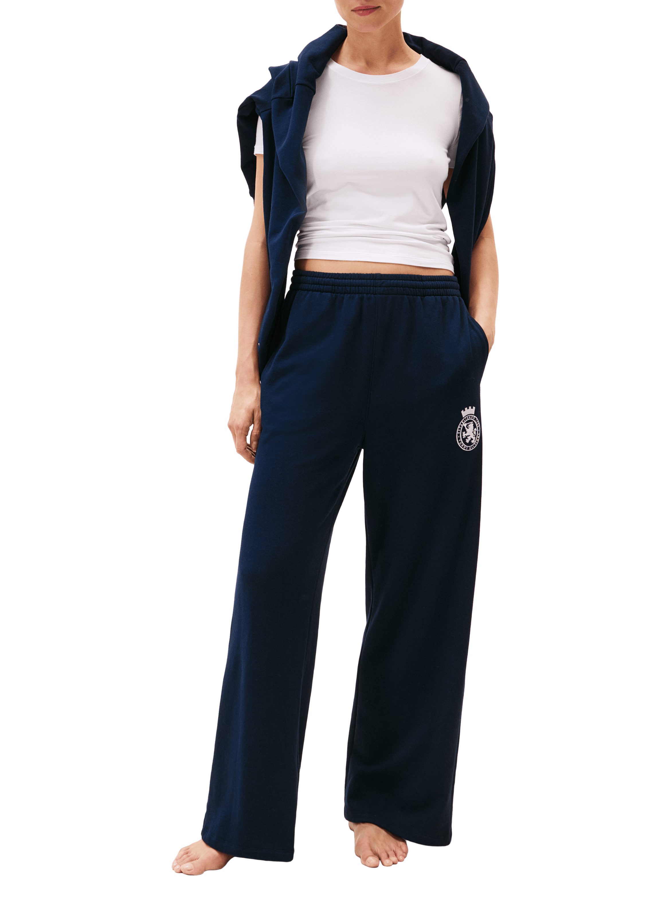 Embroidered sweatpants TOMMY HILFIGER Blue