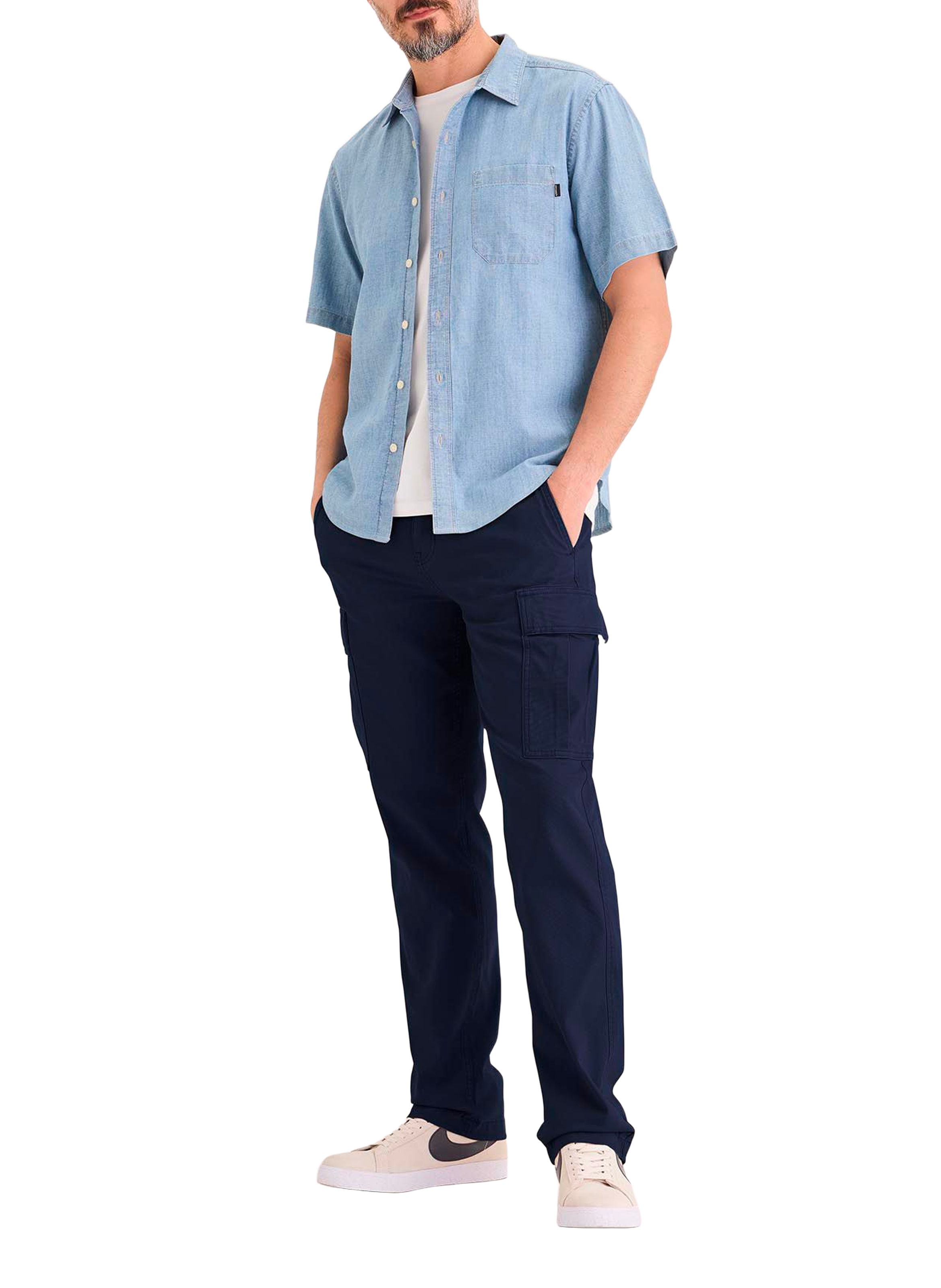 Cotton Cargo Pants DOCKERS Blue