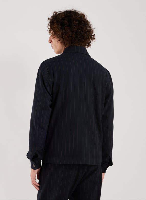 Blouson rayé | Bleu by LES DEUX Blouson rayé Bleu