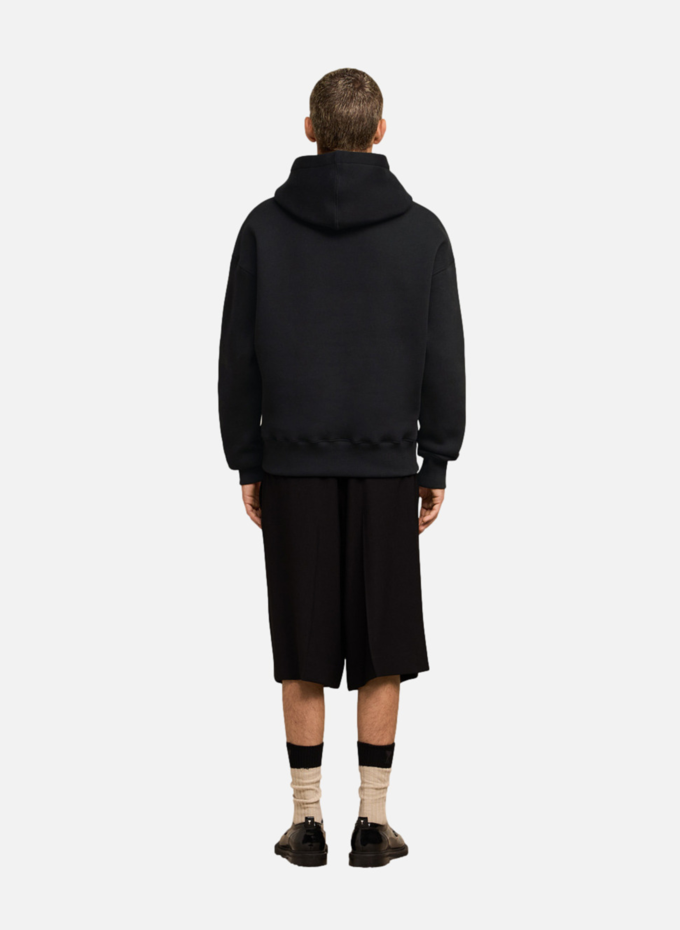 Sweatshirt à capuche ami de coeur unisexe AMI PARIS Noir