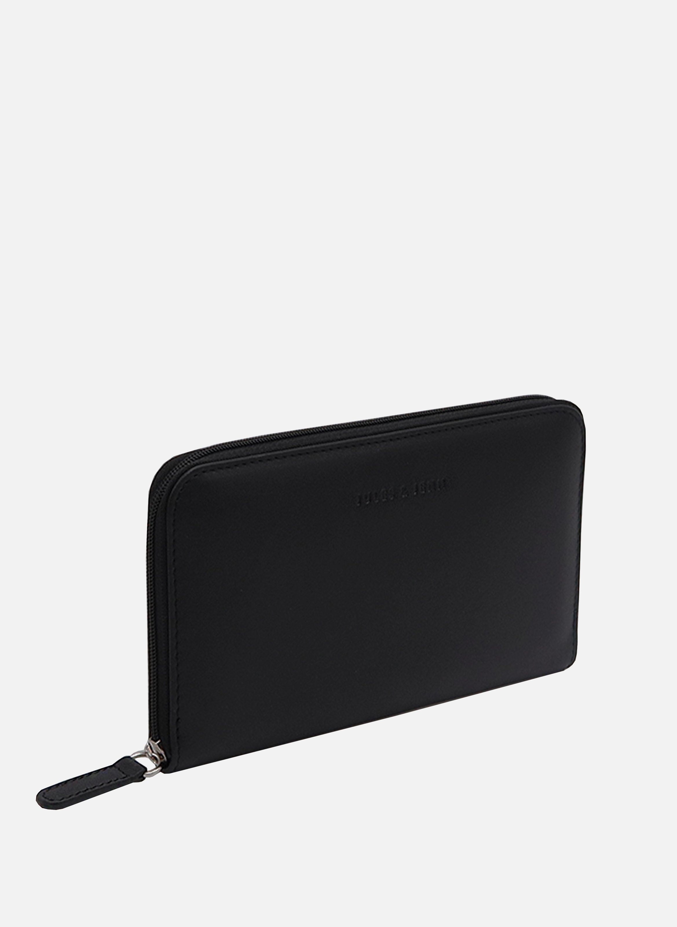 Compagnon cuir lisse JULES & JENN Noir