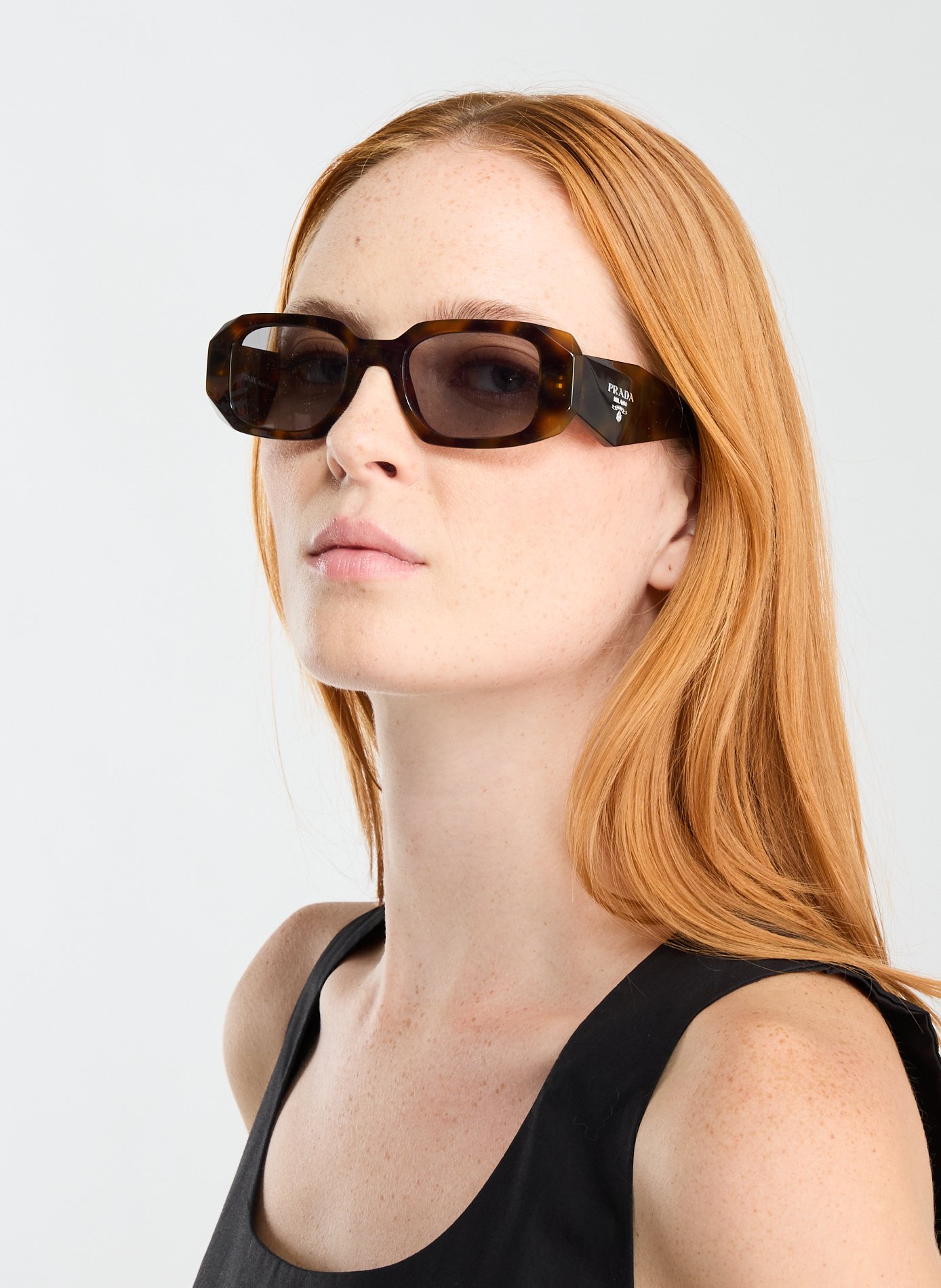 Lunettes de soleil mouchetées PRADA Multicolore