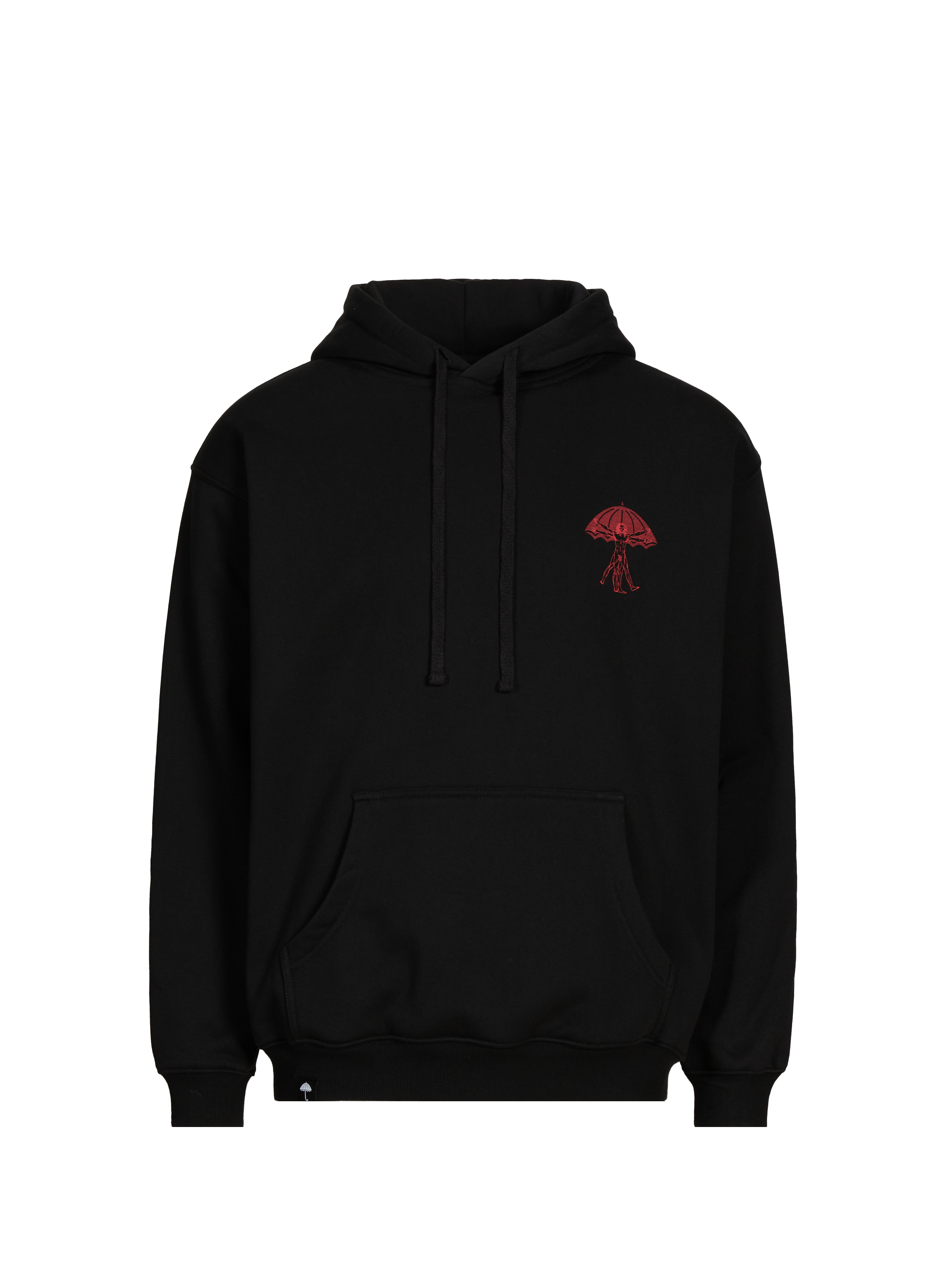 Oversized hooded sweatshirt in mixed cotton HELAS CAPS Blue