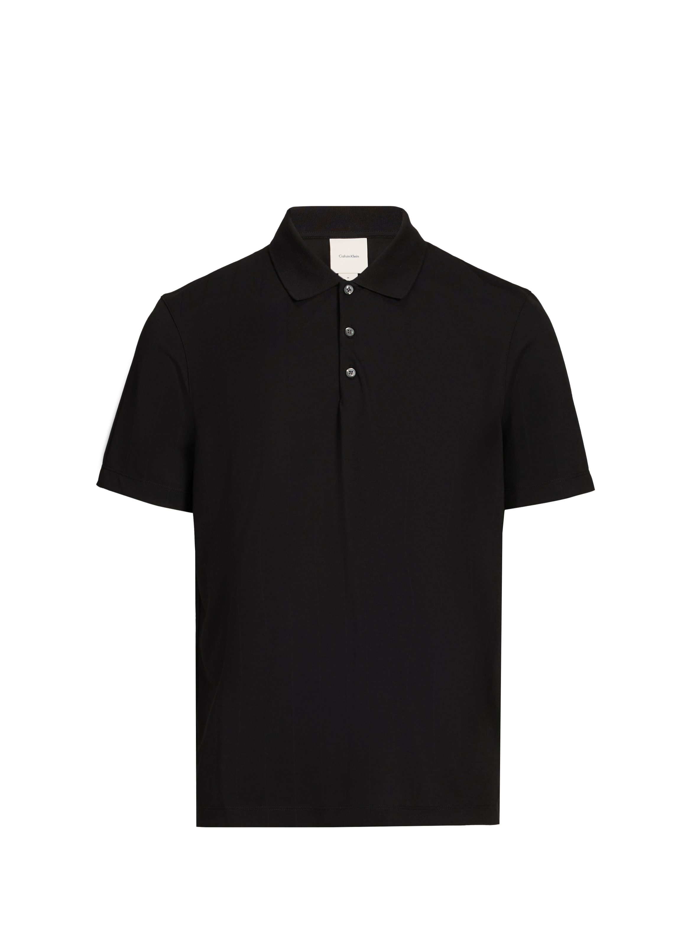 Polo à manches courtes CALVIN KLEIN Noir