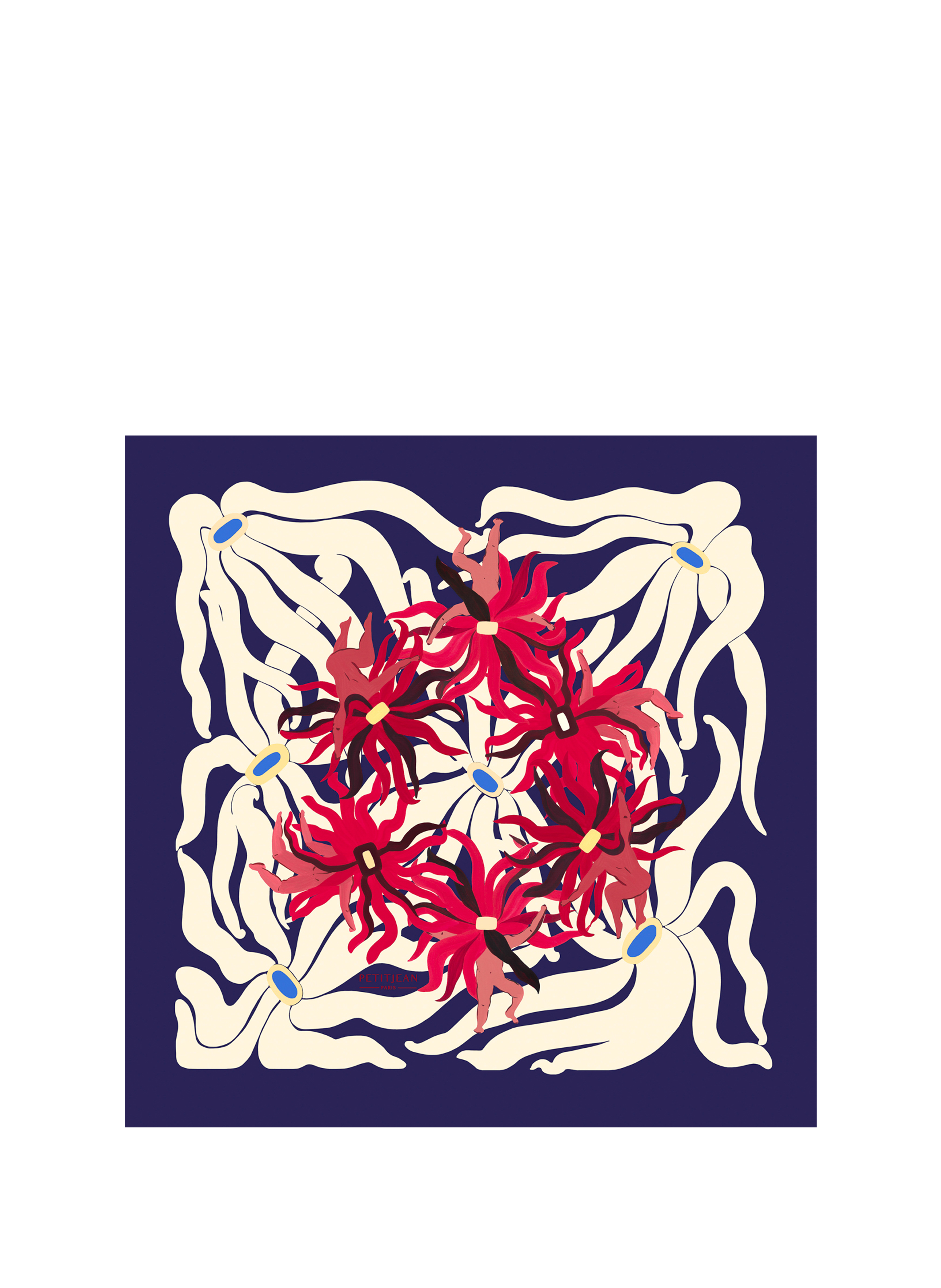 PETITJEAN PARIS Silk scarf Multicolour