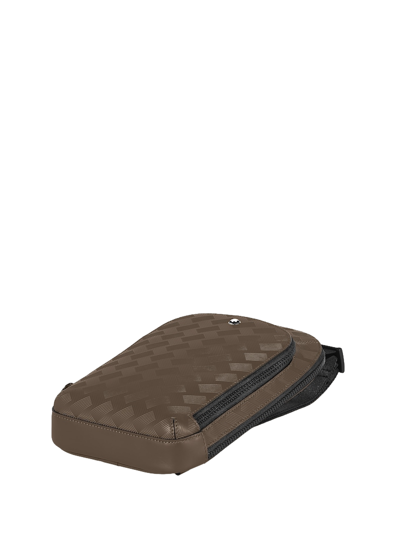 Sac on-body bandoulière en cuir MONTBLANC Marron