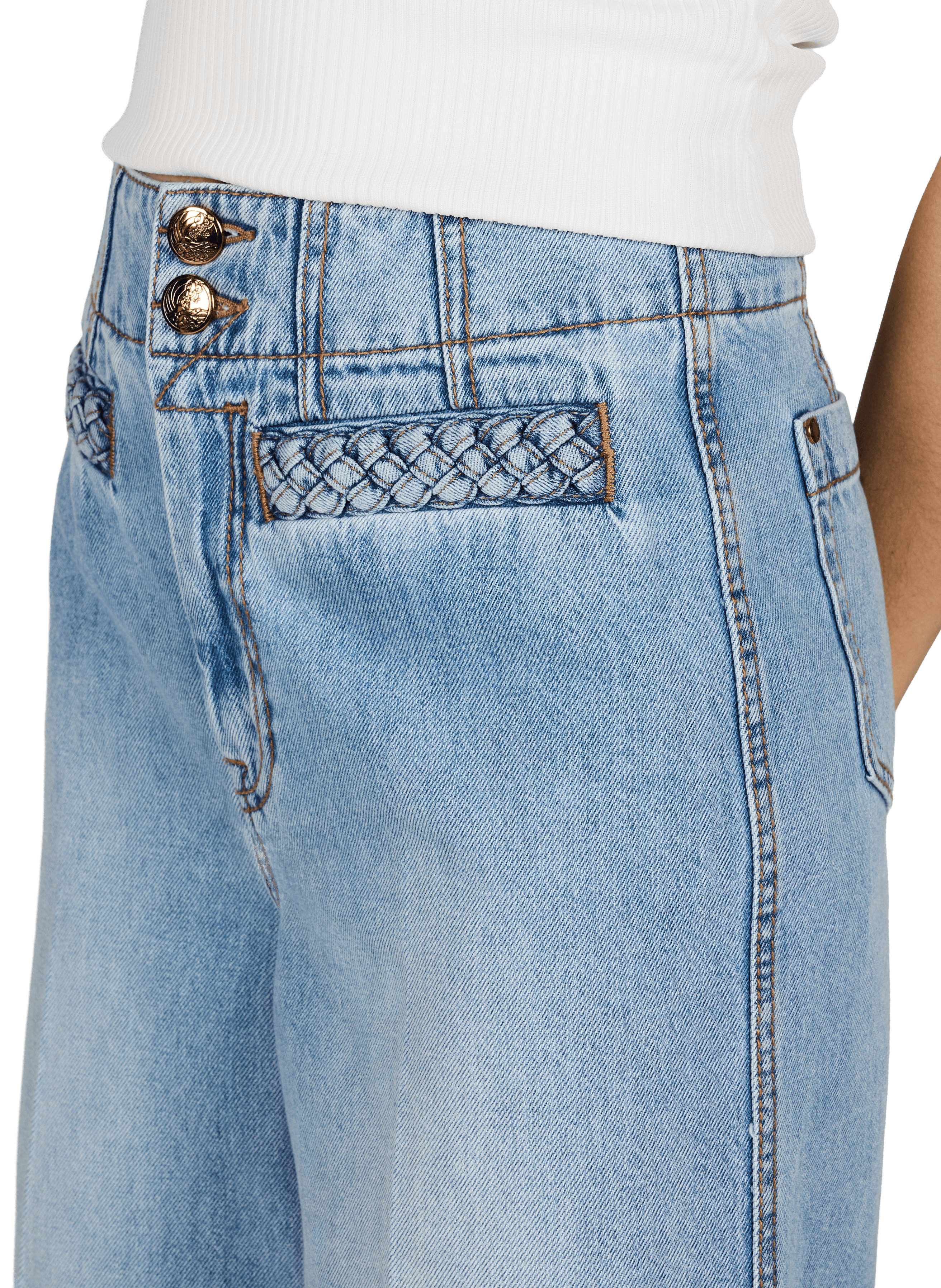 Loose-fit jeans ZIMMERMANN Blue