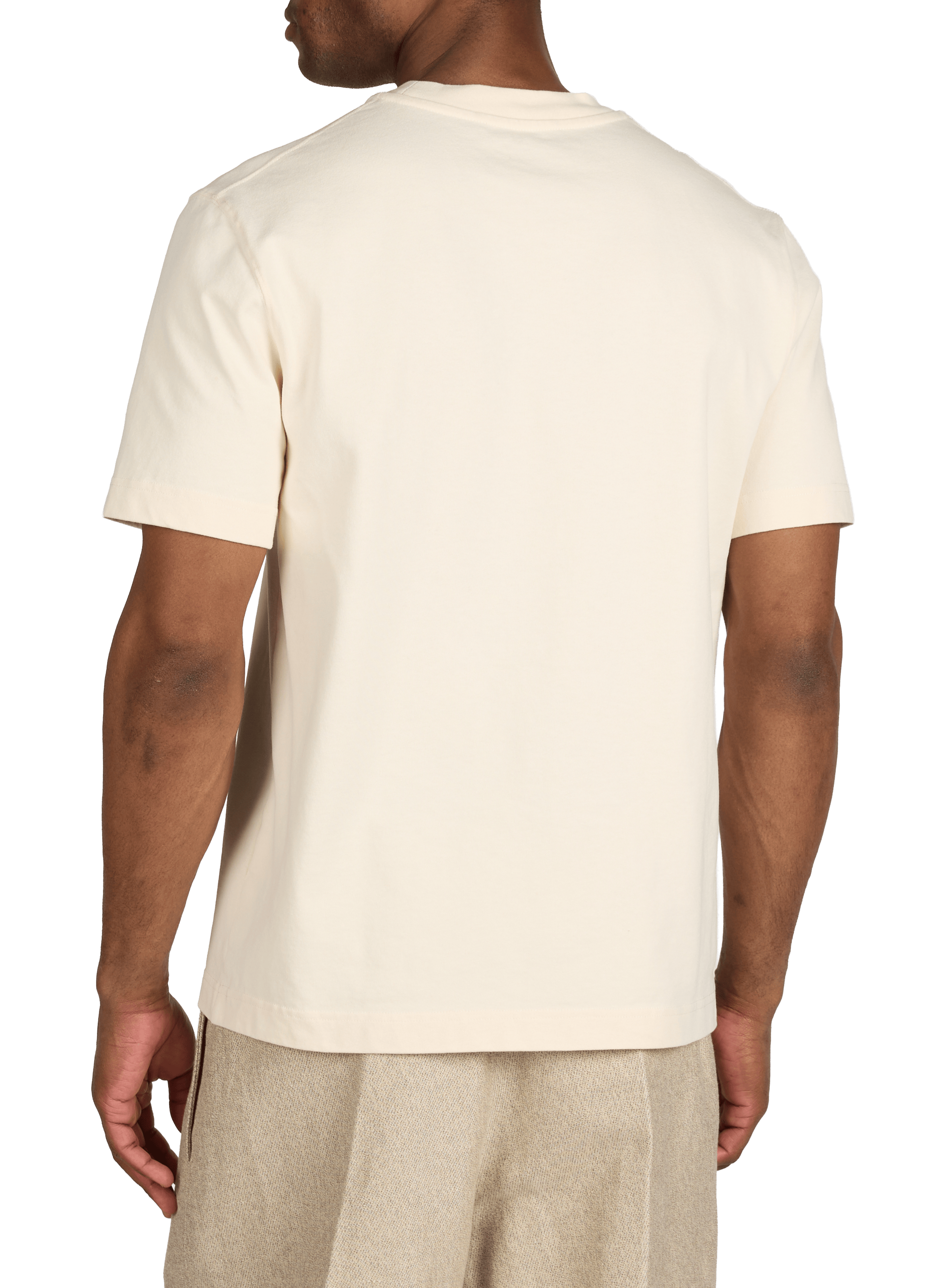 Straight-fit cotton T-shirt JACQUEMUS Beige
