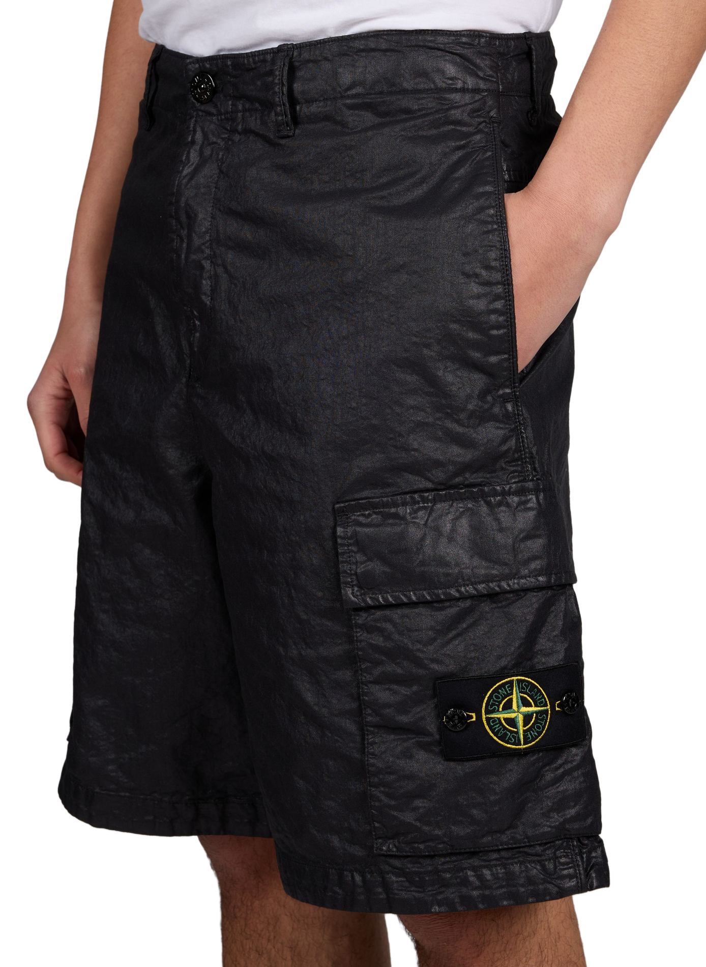 Short brillant STONE ISLAND Black