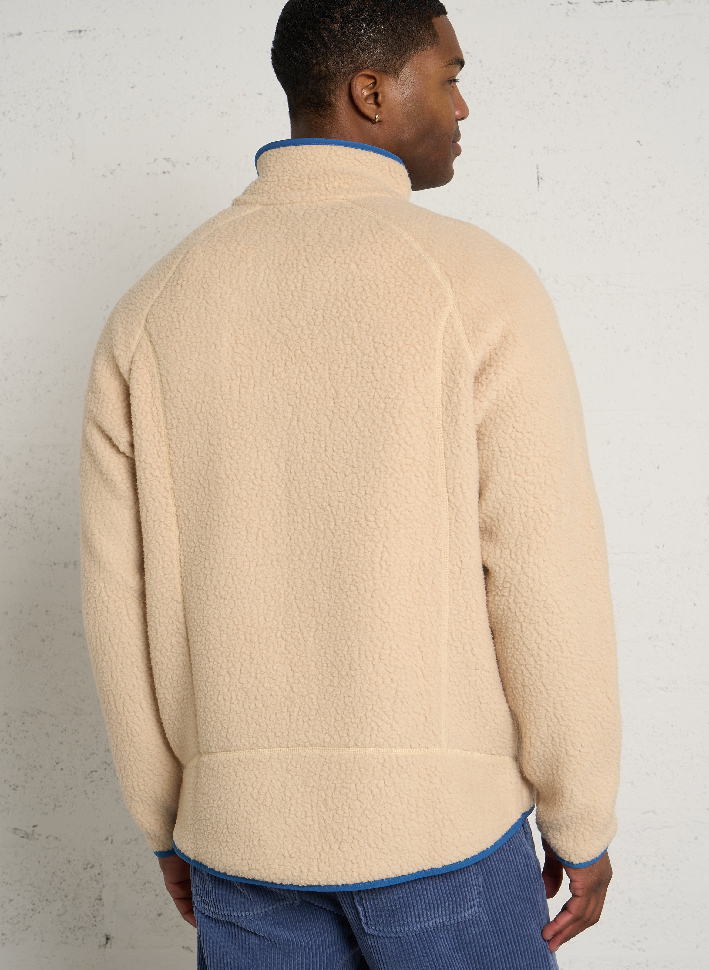 Polaire droit col montant PATAGONIA Beige