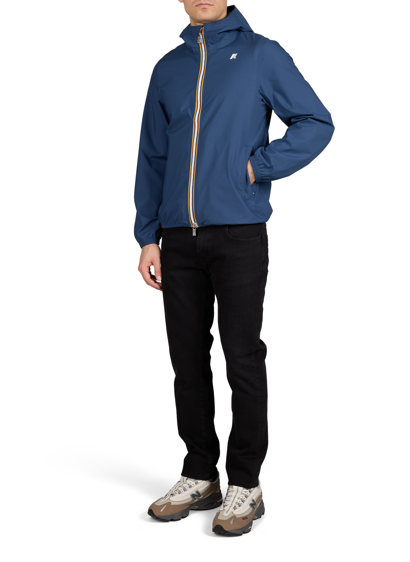 Parka à capuche K-WAY Bleu