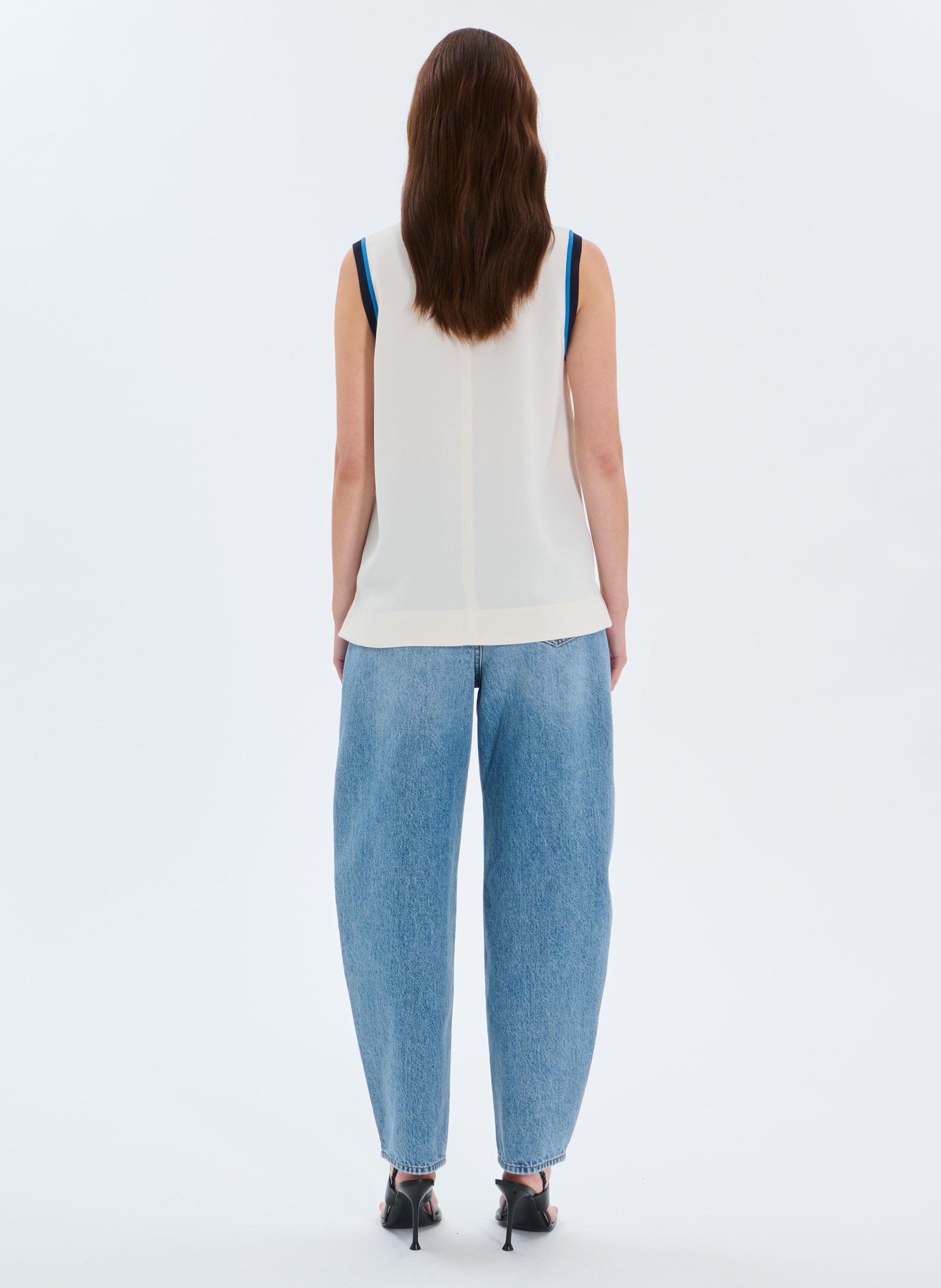 Top  troy ZAPA Blanc