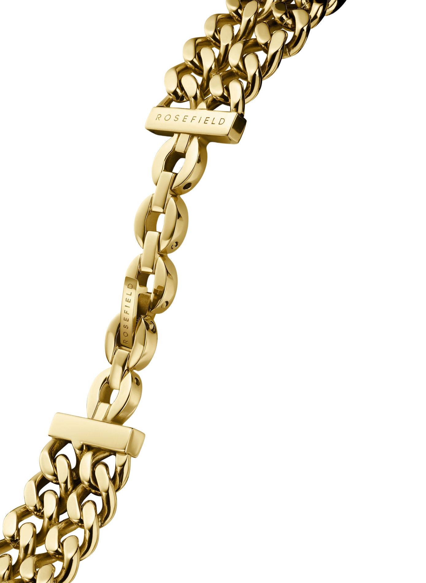 Montre analogique Studio Double Chain ROSEFIELD Blanc