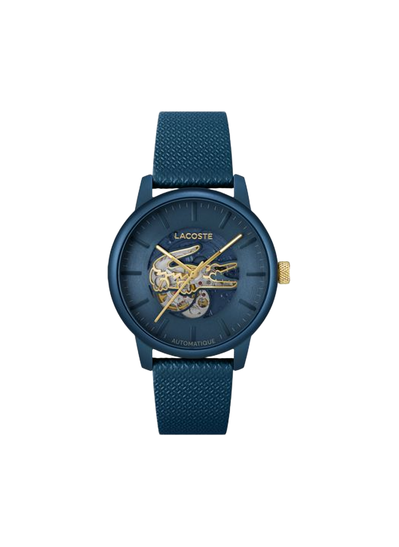 Montre automatique Lacoste.12.12 en cuir LACOSTE MONTRES Bleu