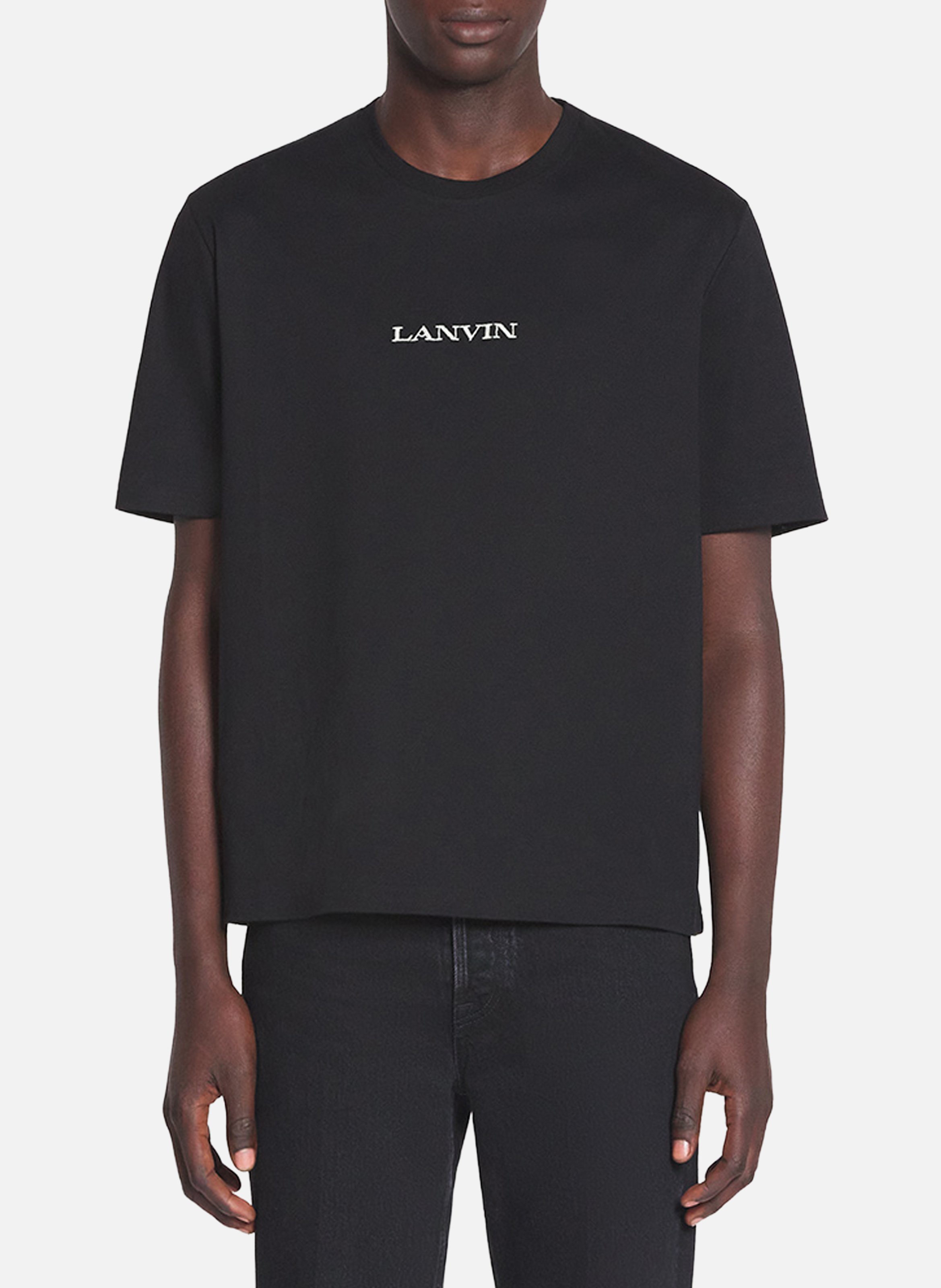 T-shirt brodé lanvin LANVIN Noir