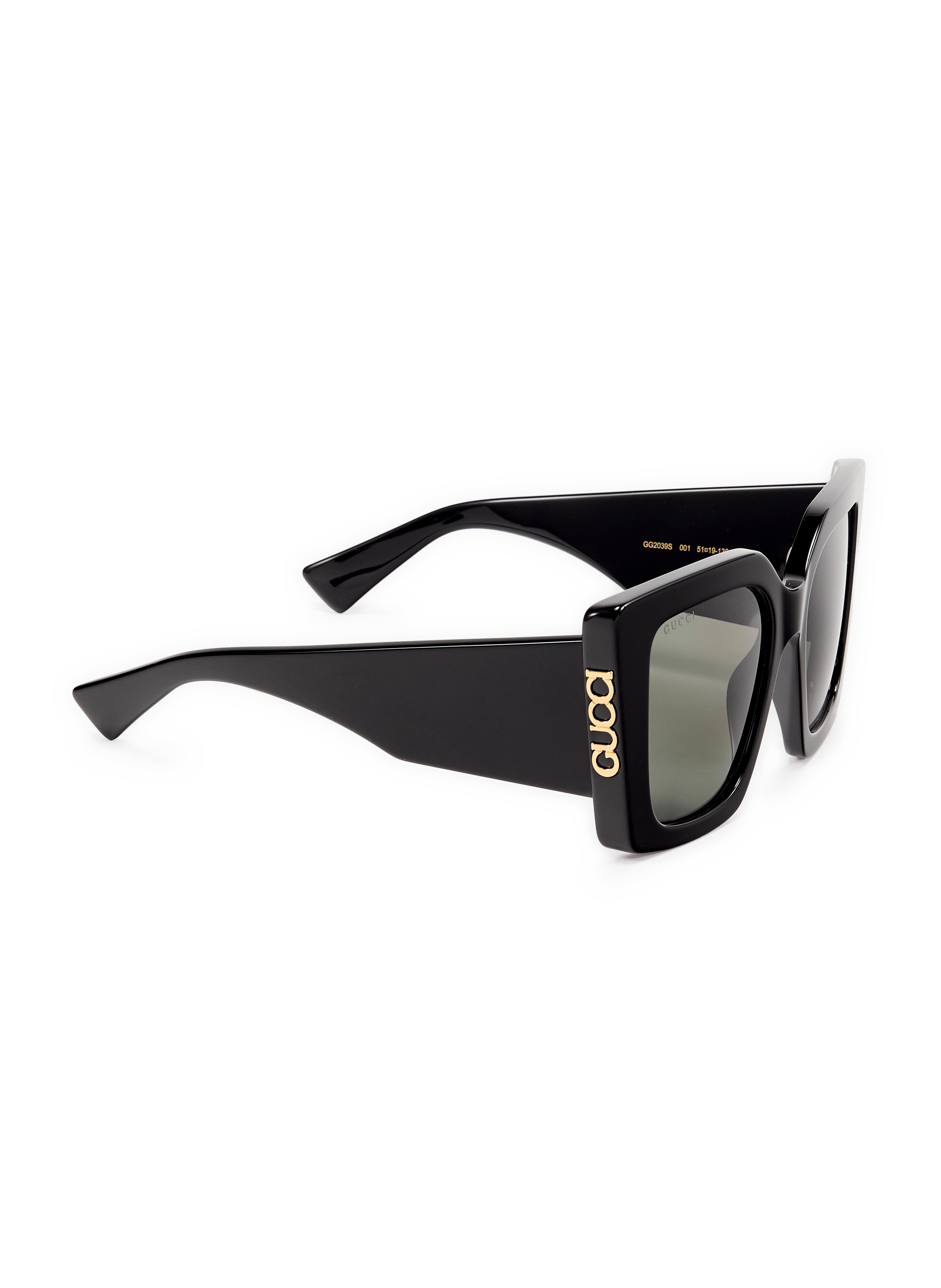 Lunettes de soleil papillons en acétate GUCCI Zwart
