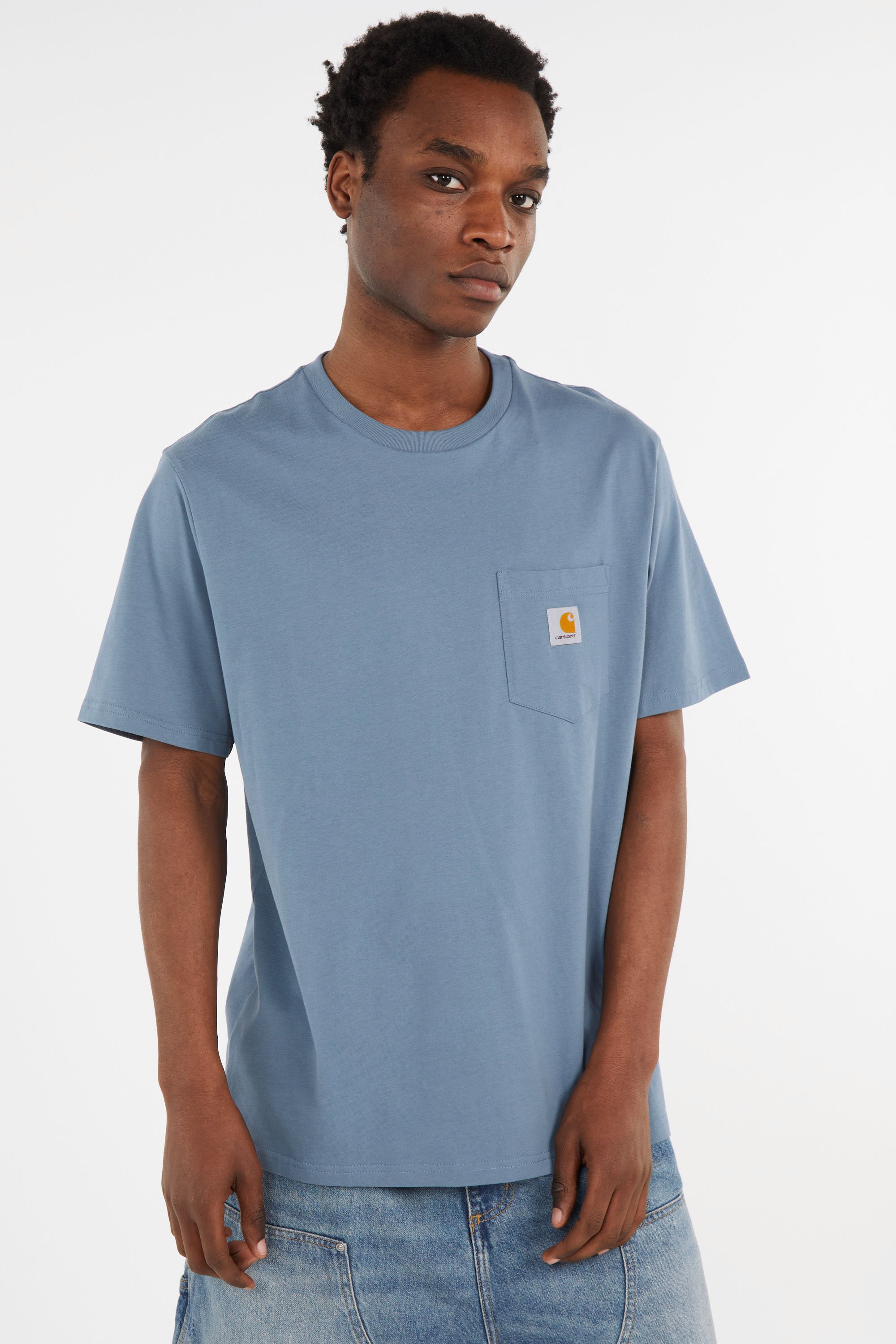 T-shirt pocket CARHARTT WIP Bleu