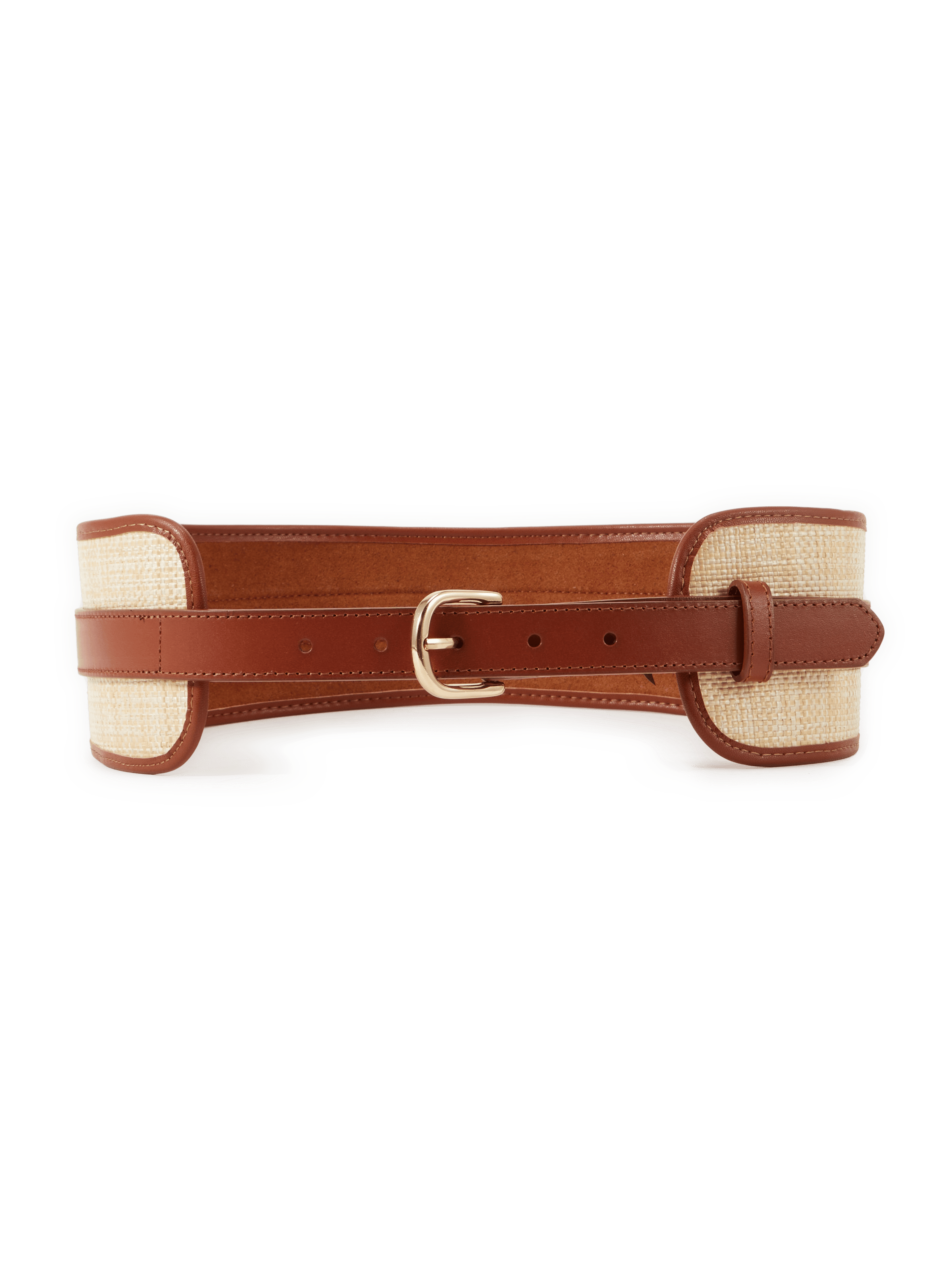 Two-tone belt SAISON 1865 Brown