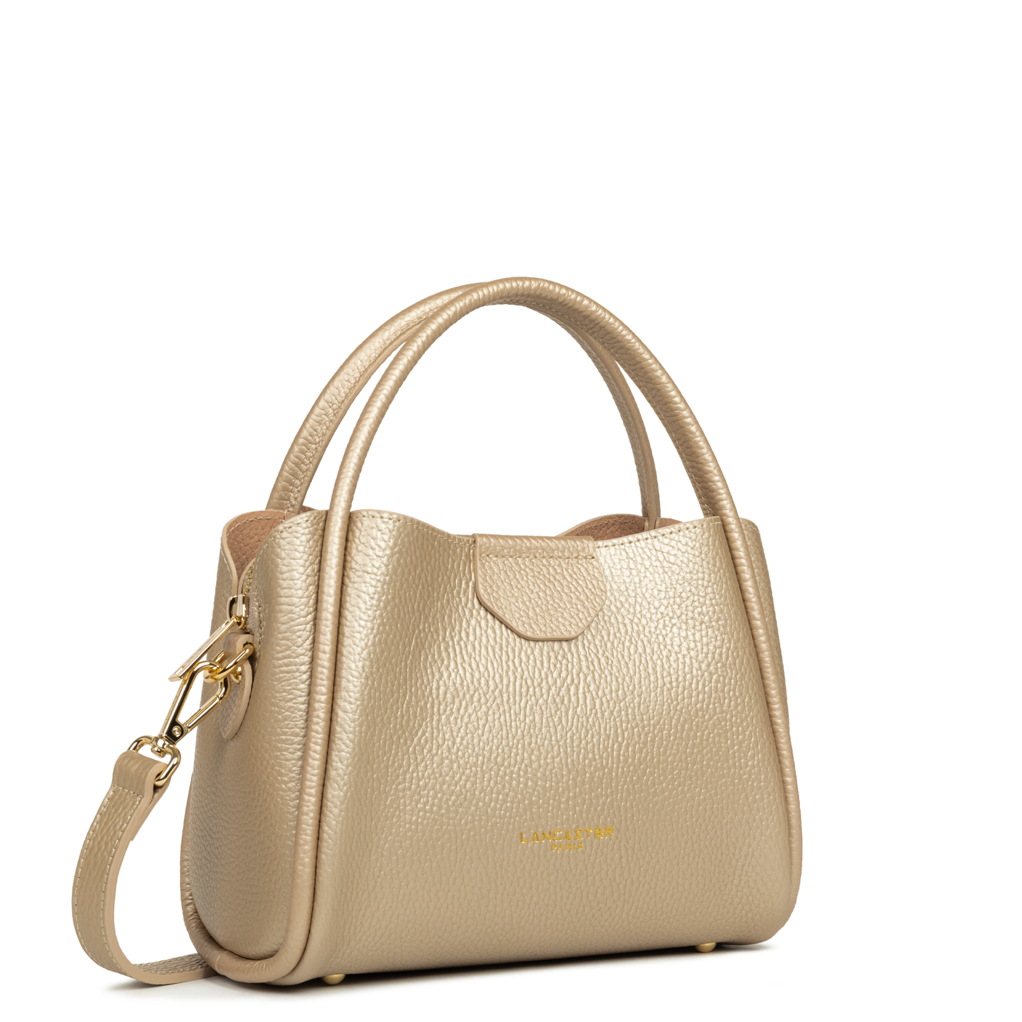 Petit sac à main - ida double LANCASTER Doré