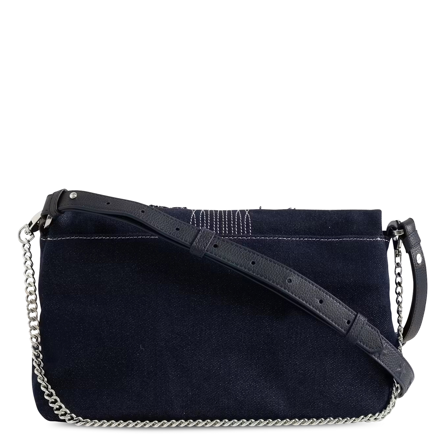 Sac bandoulière en toile rocky ii ZADIG&VOLTAIRE Bleu