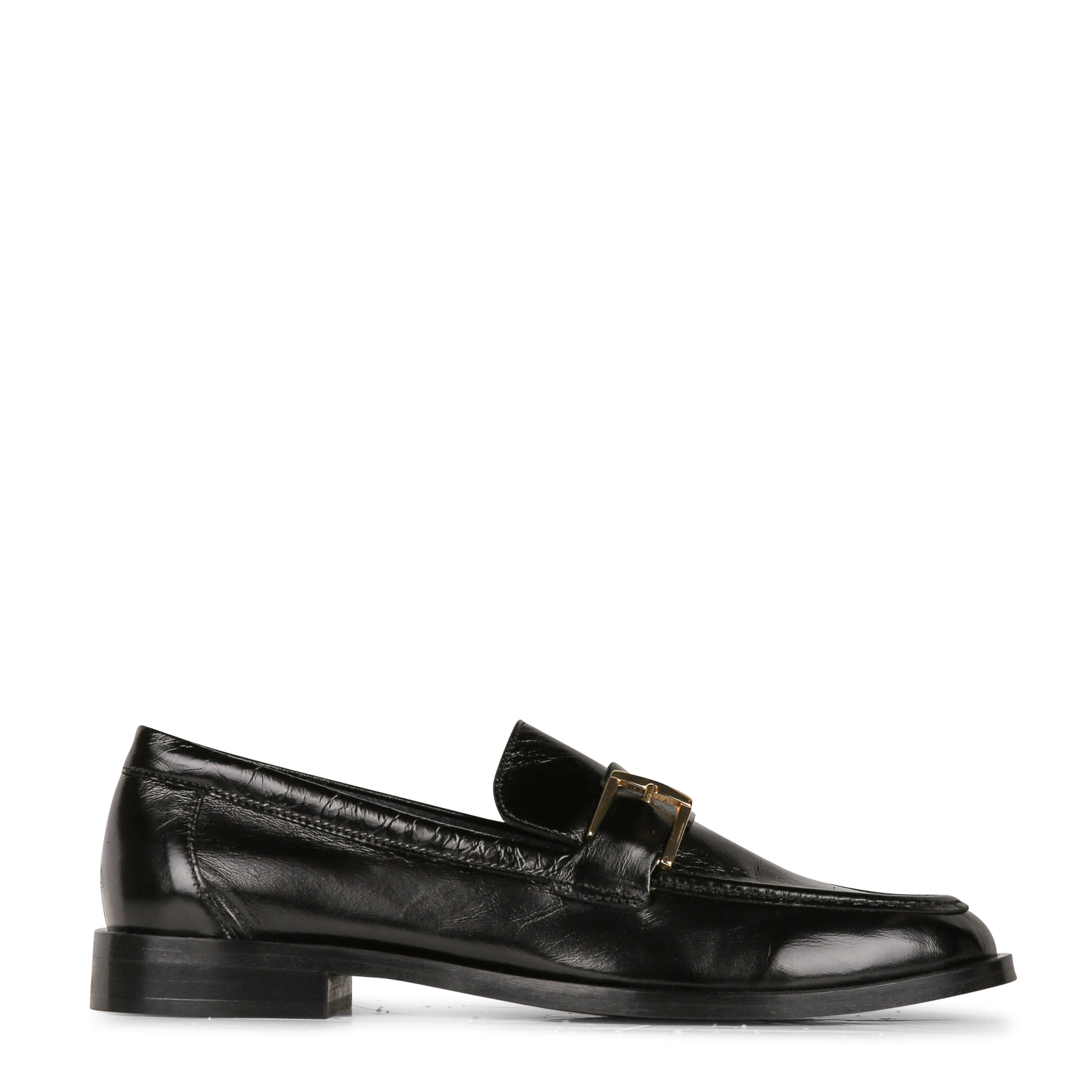 Mocassins en cuir verni ornella MAISON 123 Noir