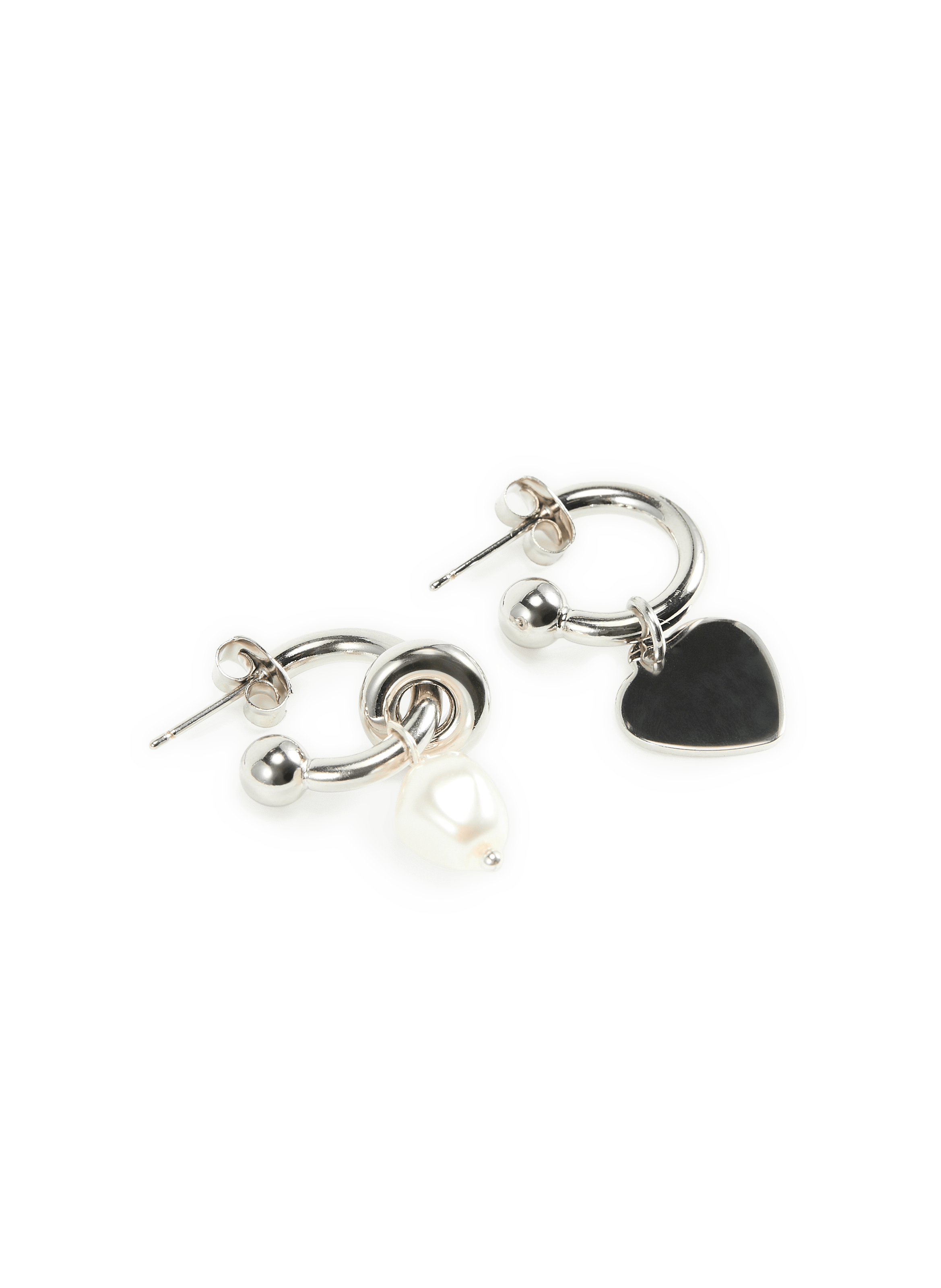 Ohrring-Ringe JUSTINE CLENQUET Silber