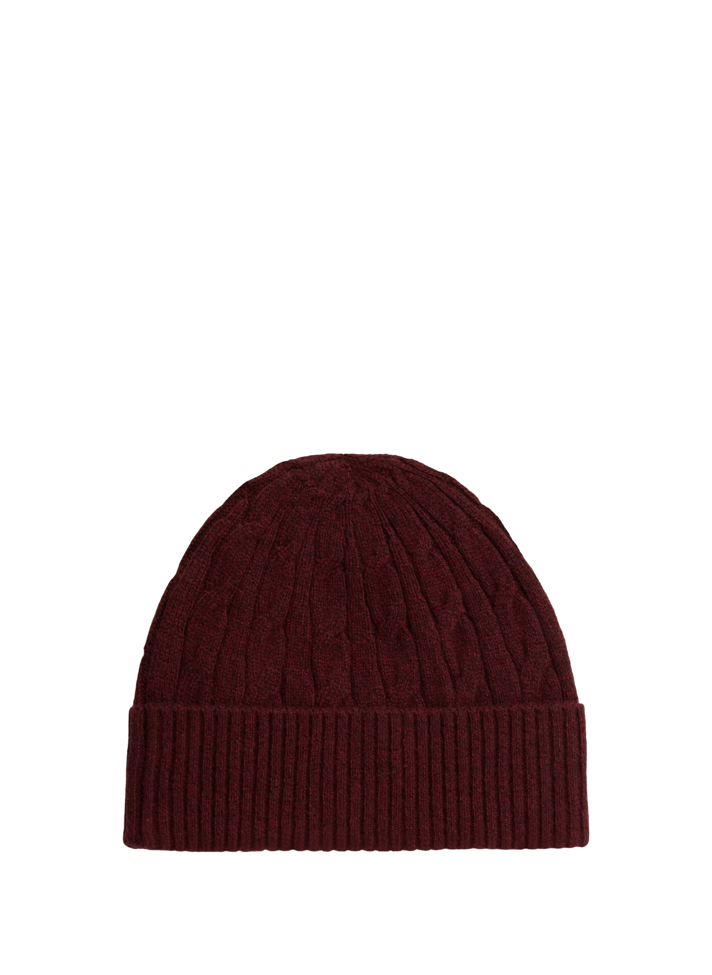 Wool-blend beanie hat TOMMY HILFIGER Red