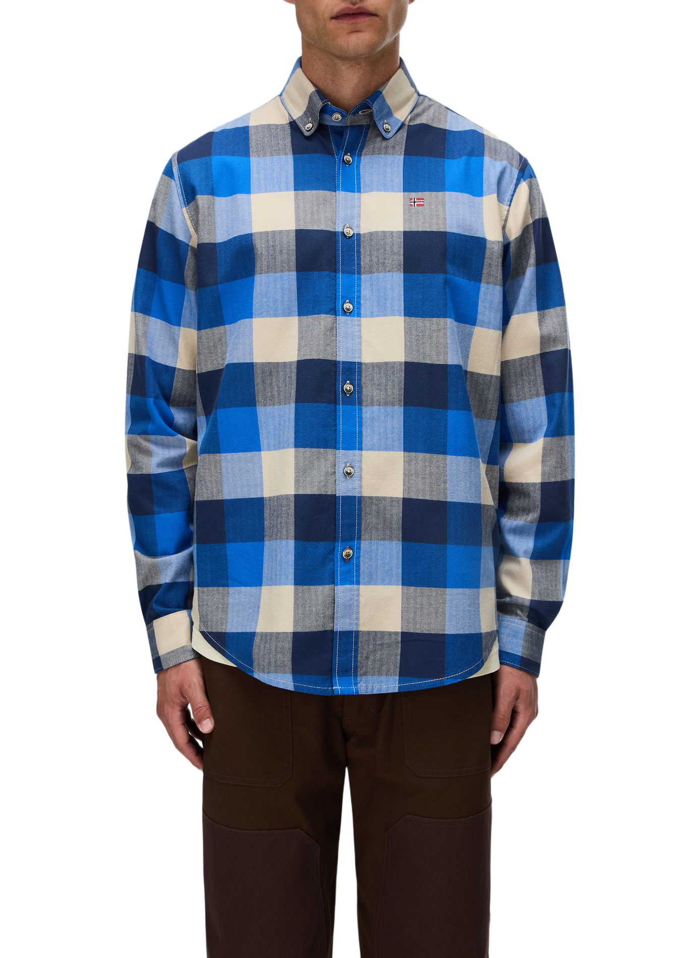 Classic collar checkered shirt NAPAPIJRI Multicolour