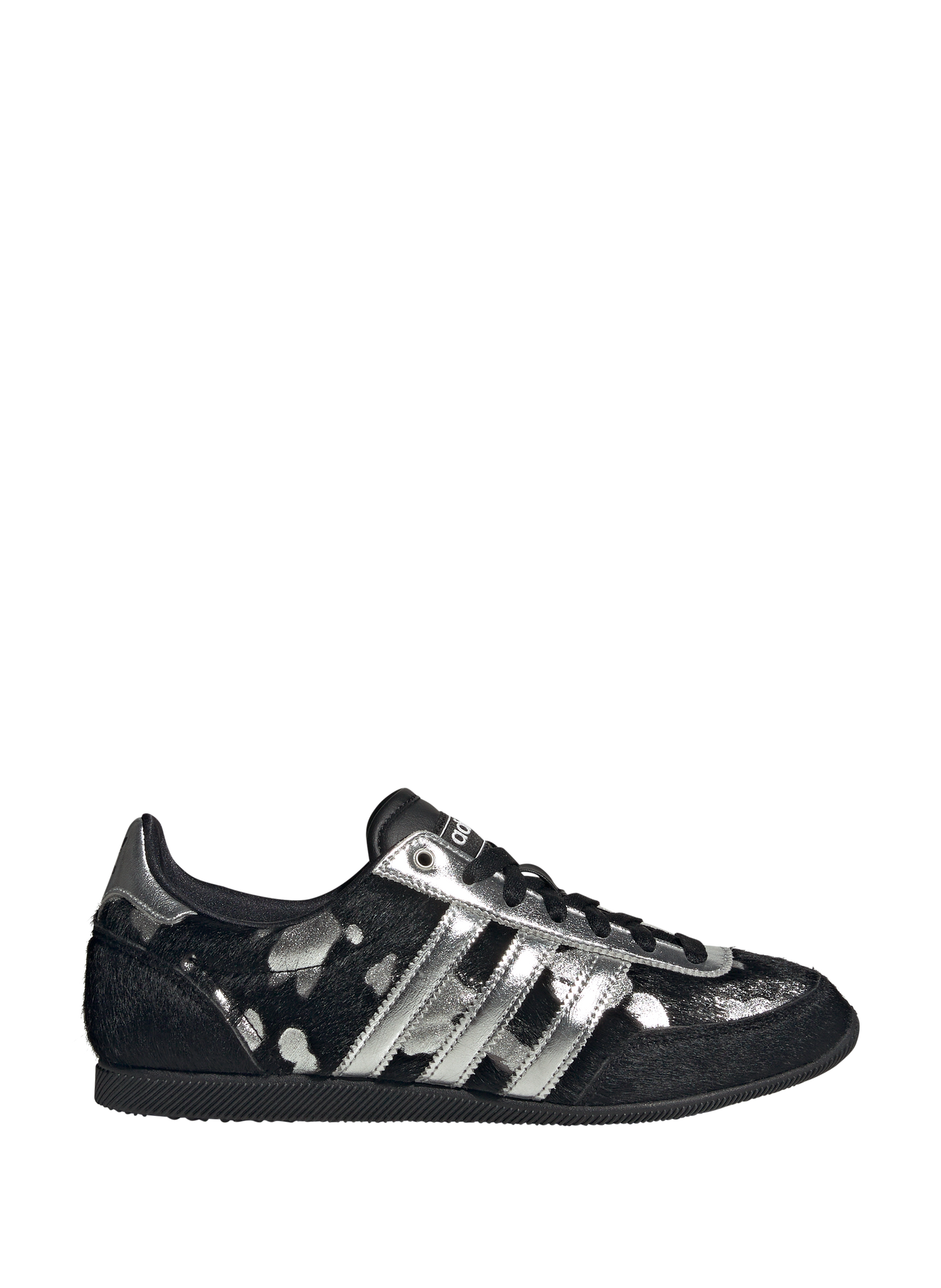 Low-top printed leather trainers ADIDAS Black